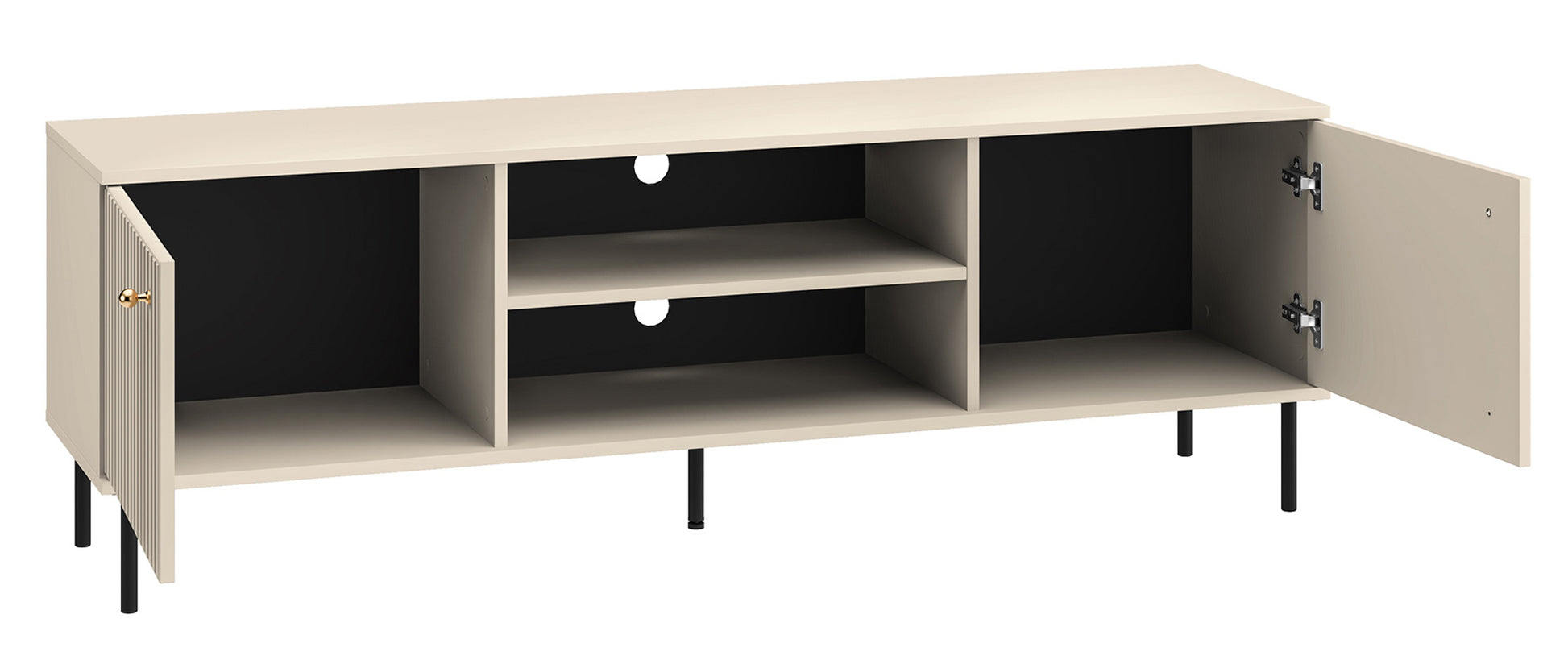 TV skapis Galeto 53/160/40 cm bēšš - N1 Home