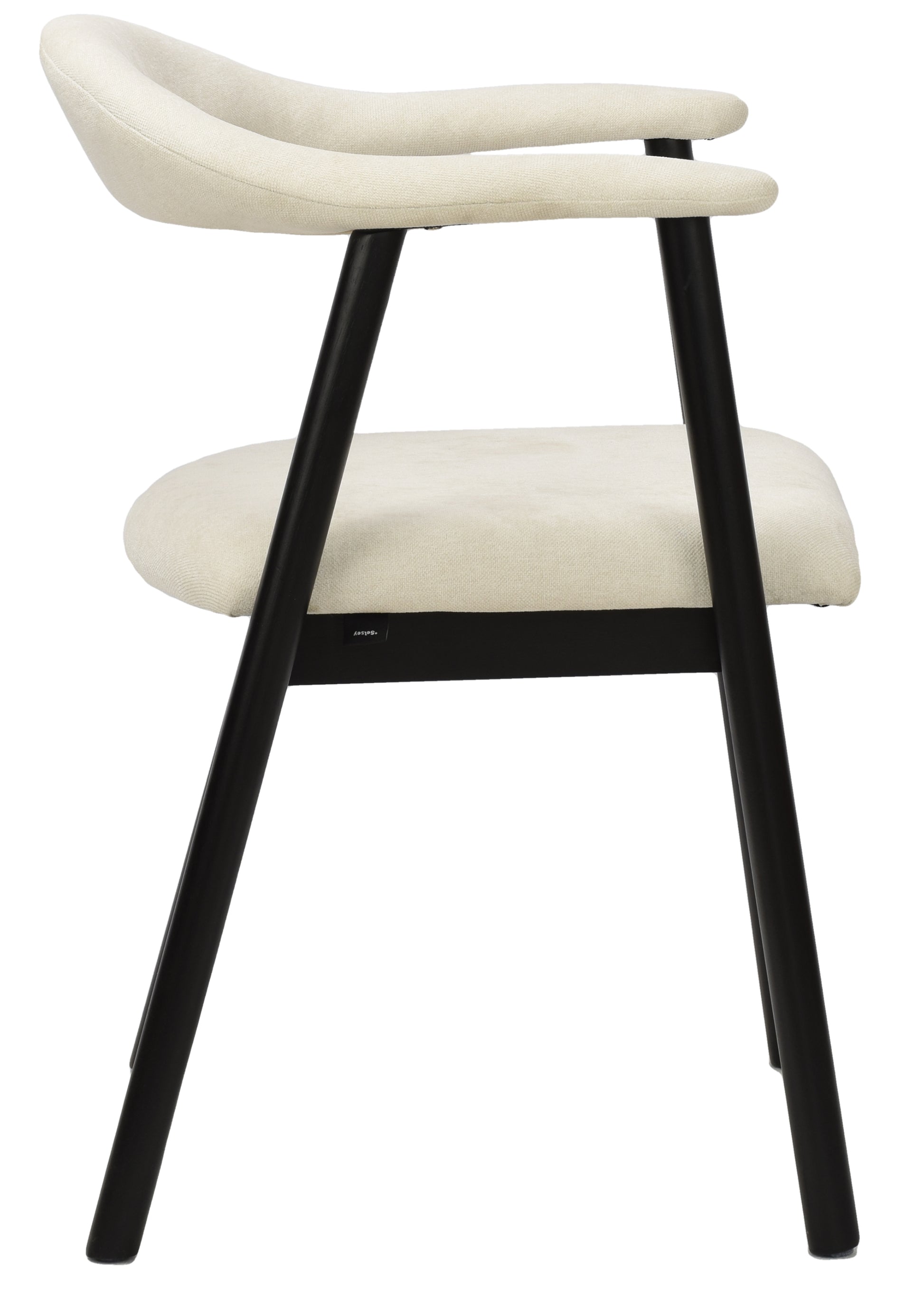 Krēsls Depe 80/52/50 cm krēms/melns - N1 Home