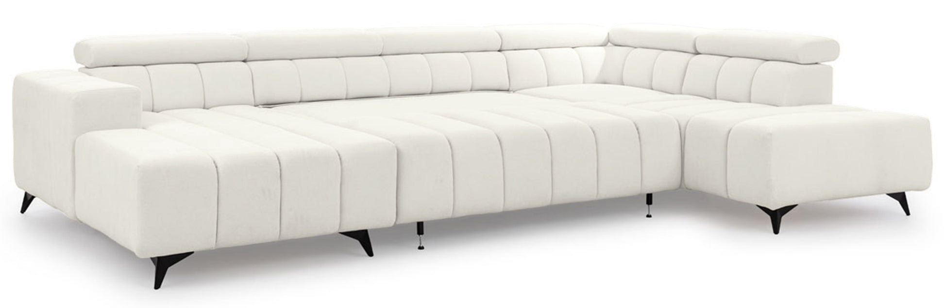 Dīvāns Roggus U 79/356/234 cm Sicuro 60 - N1 Home