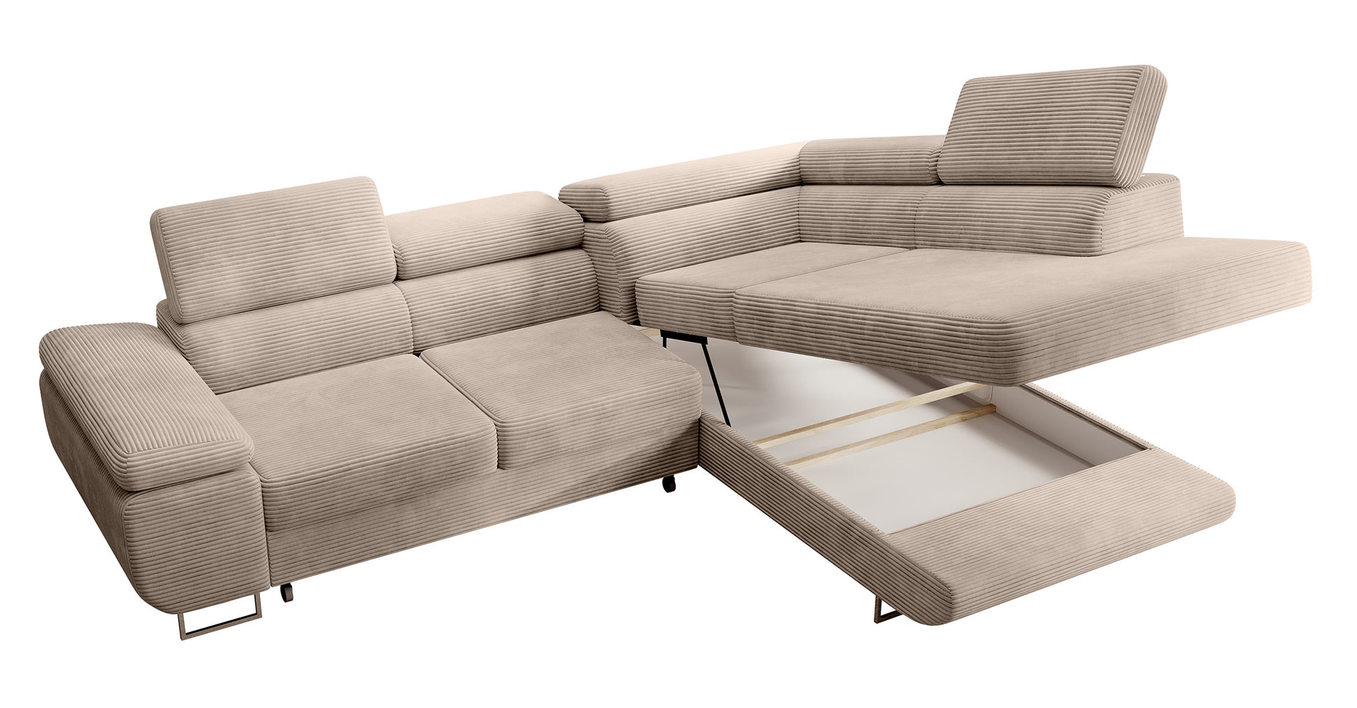 Dīvāns Steva 90/275/203 cm Poso 02 - N1 Home