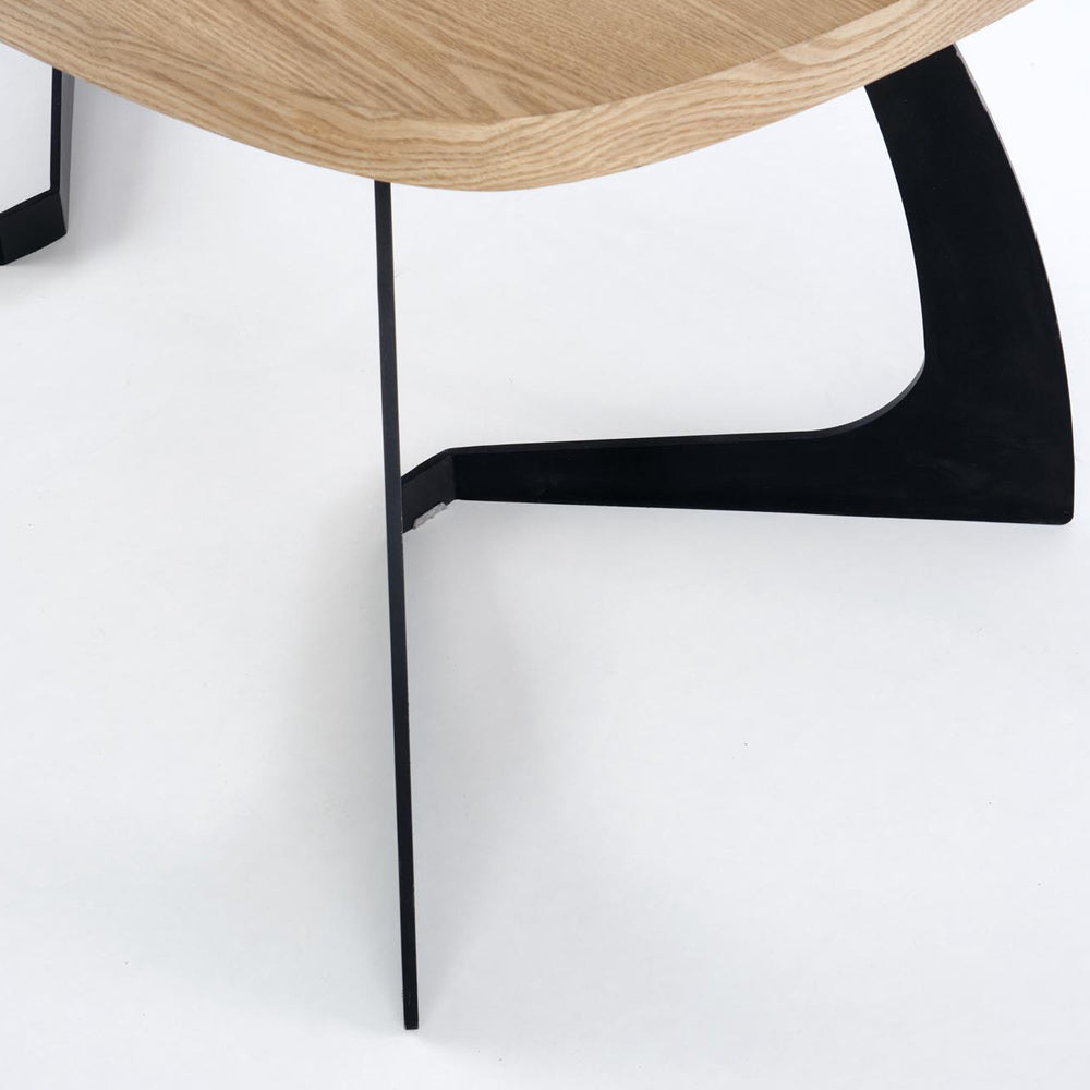 Galds Difints 75/160-200/90 cm dabīgs ozols - N1 Home