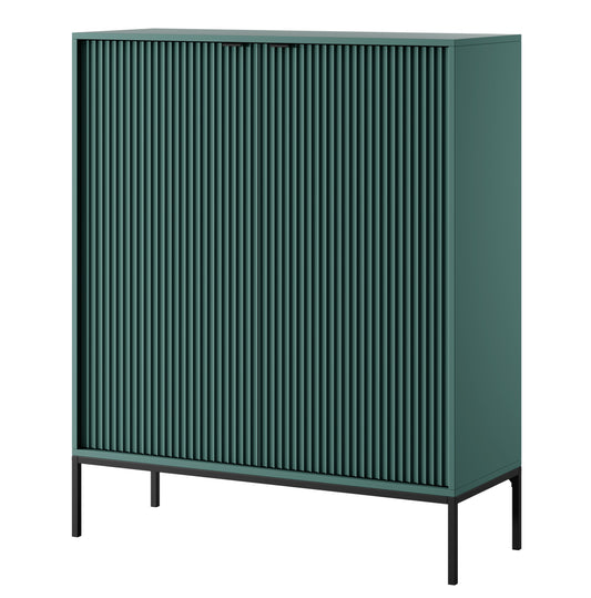 Kumode NV 104/125/39 cm olīves/melns