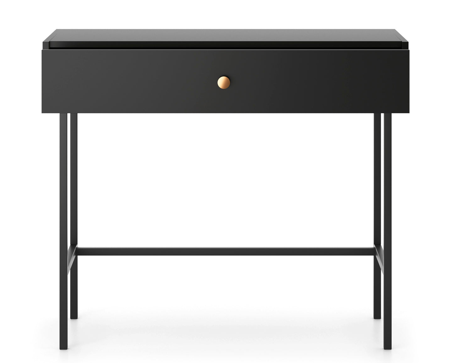 RENOS Tualetes galdiņš ar atvilktni, 93 cm, melns - N1 Home