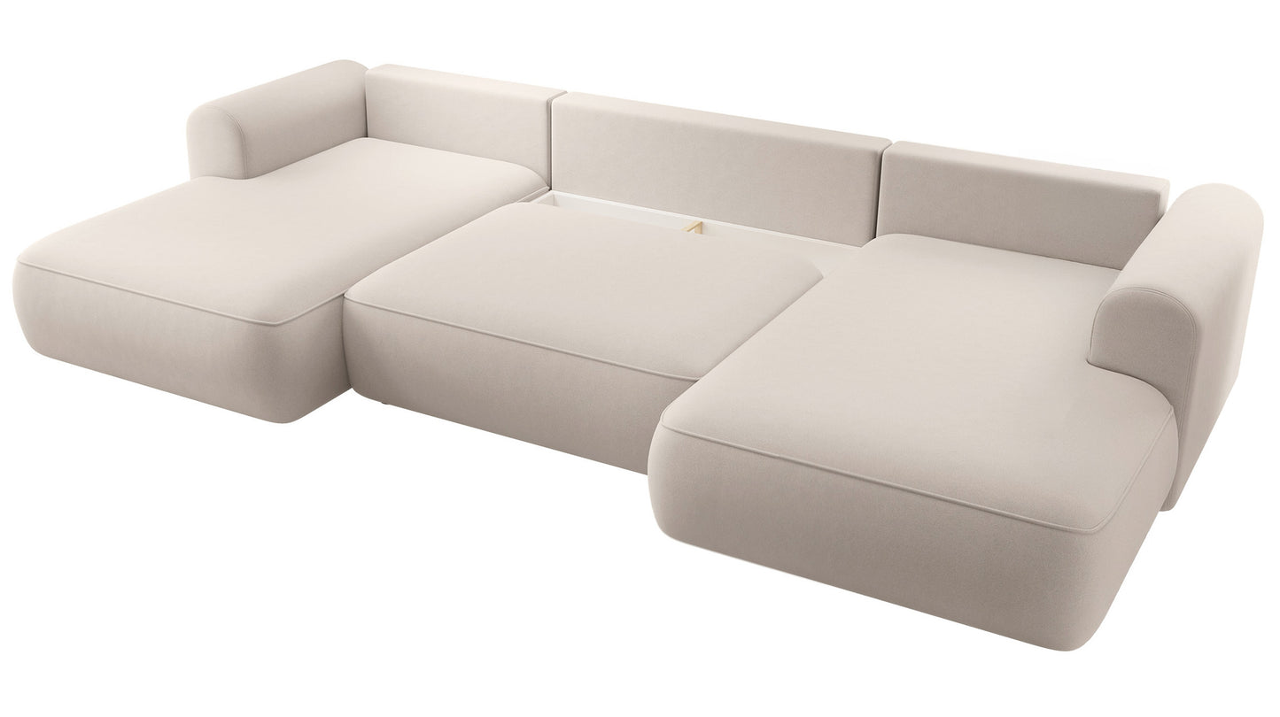 Dīvāns Ovors U 380/95/167 cm Castel 04 - N1 Home