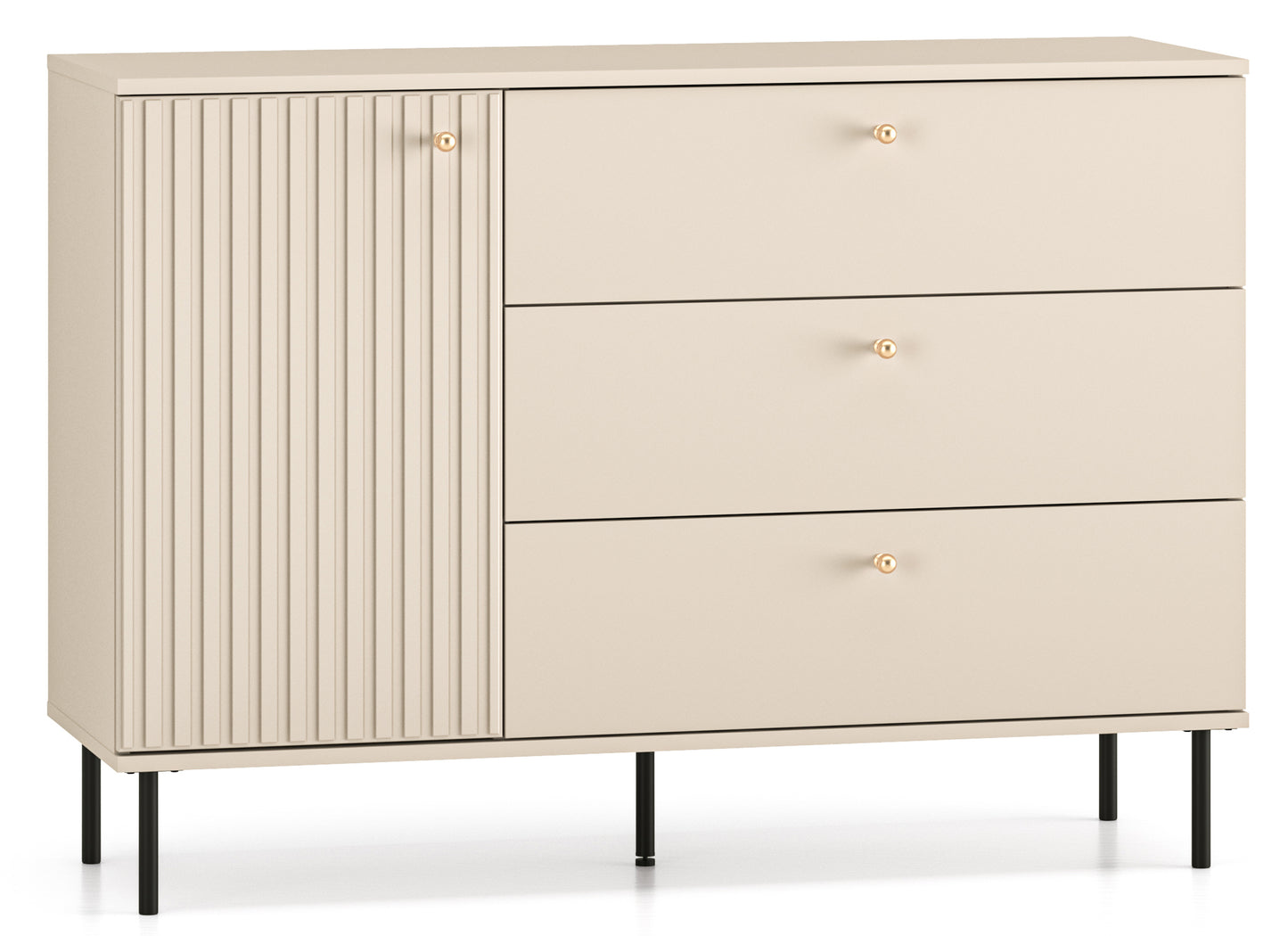 Kumode Galeto 85/120/40 cm bēšs - N1 Home