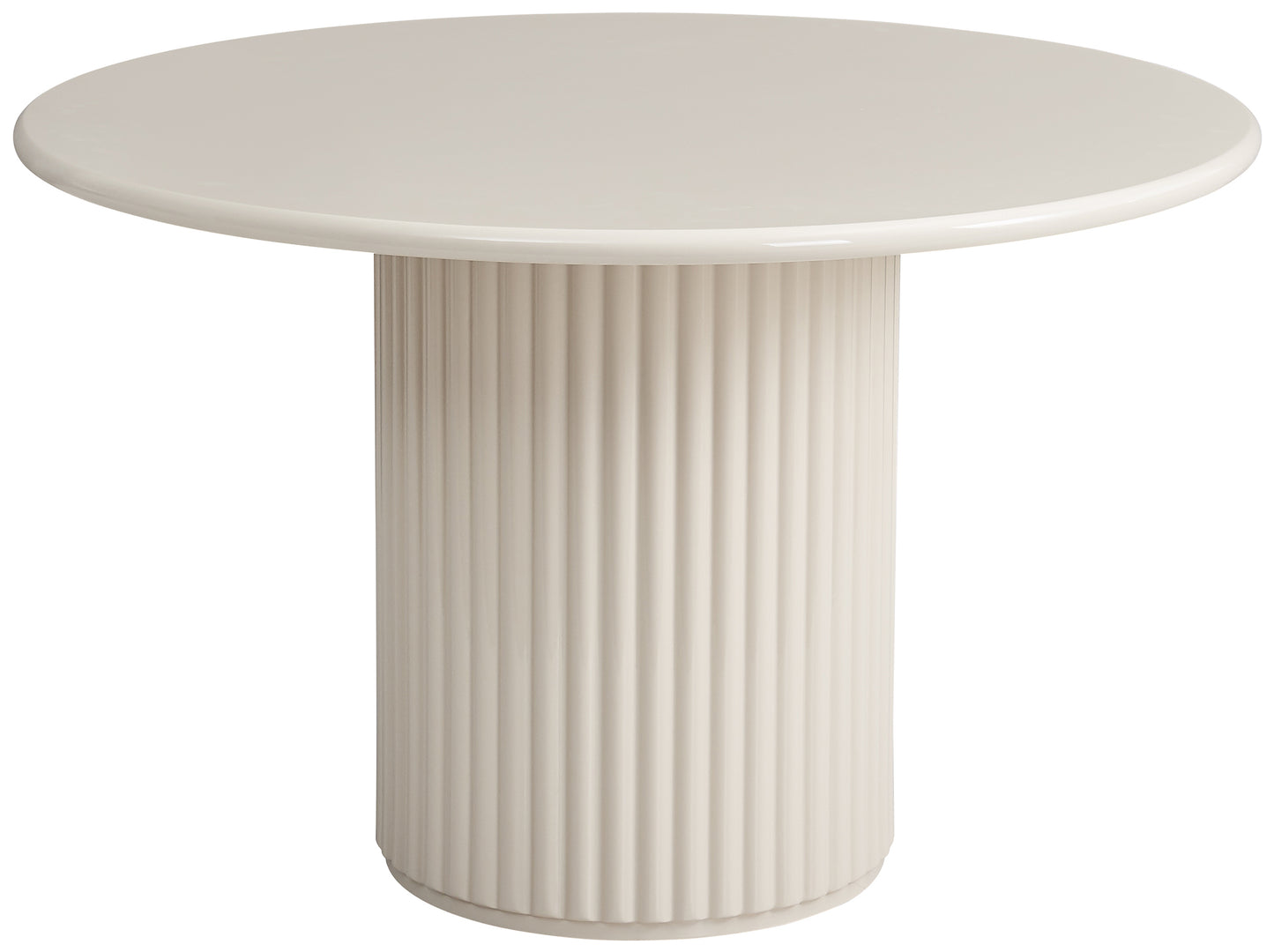 Galds Prino 120/120/76 cm krēms