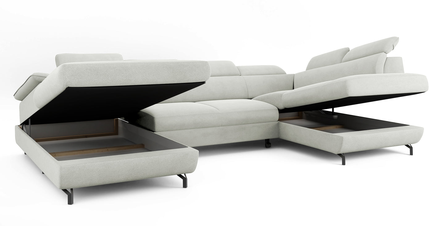 Dīvāns Lamigo U 80/333/203 cm Castel 80