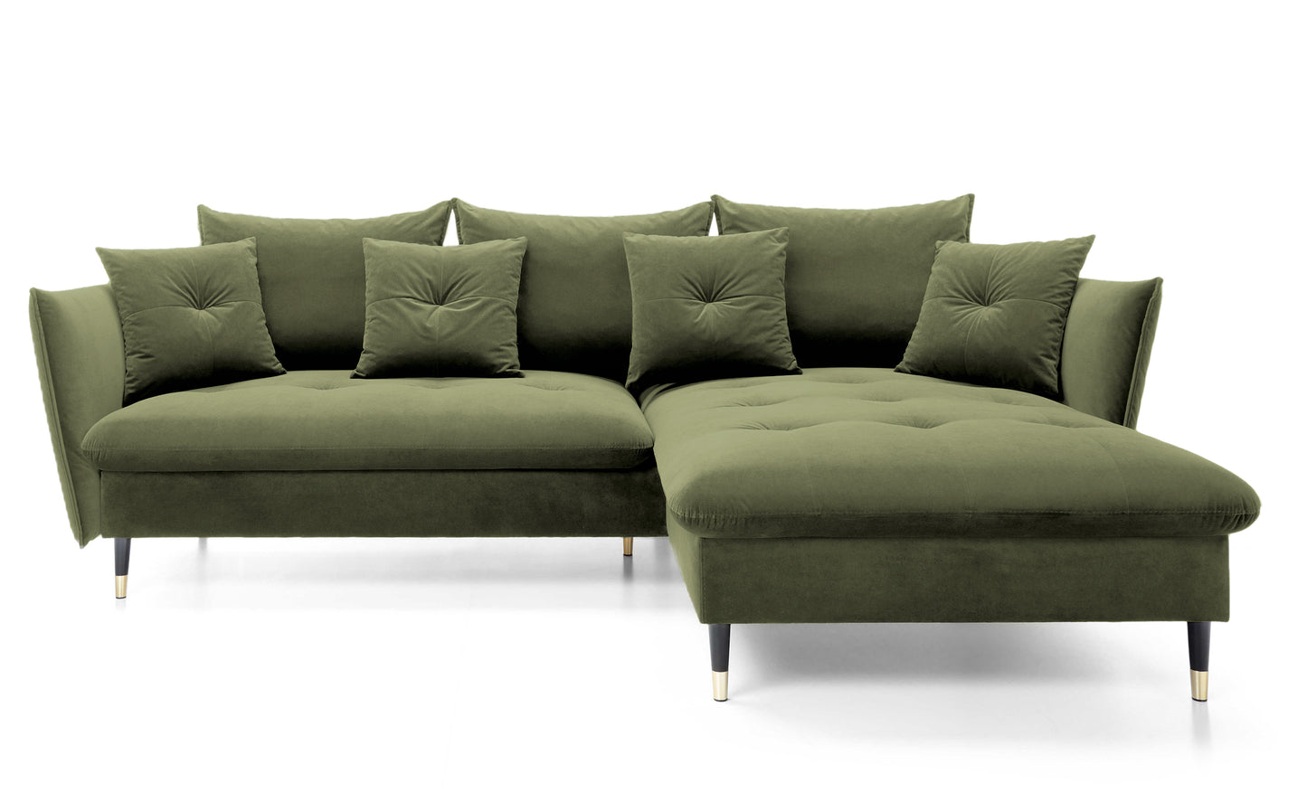 Dīvāns Bazlam 91/258/167 cm Matt Velvet 38 - N1 Home