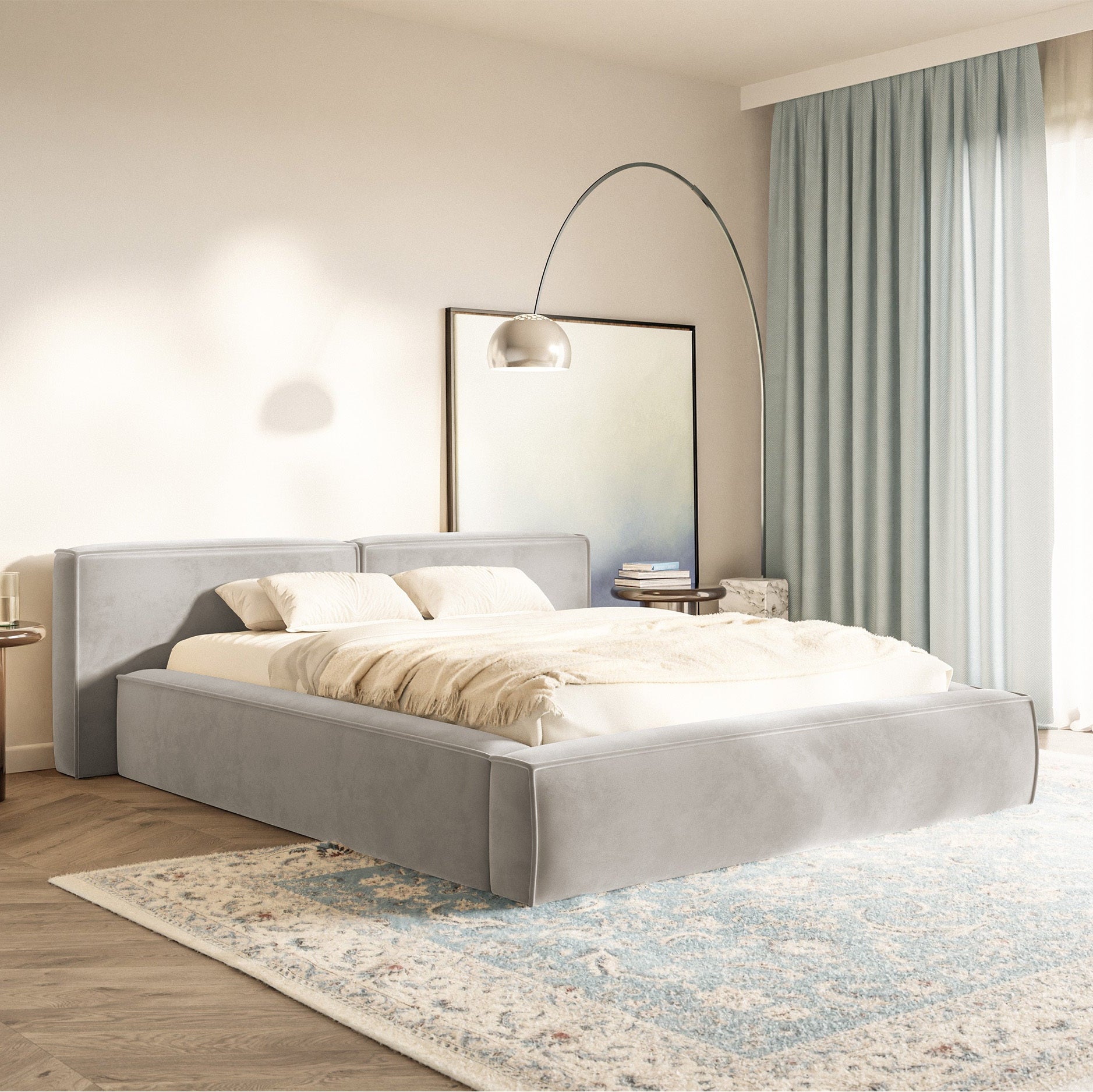 Gulta Tilas low 140/160/180/200x200 cm Bluvel 30 - N1 Home