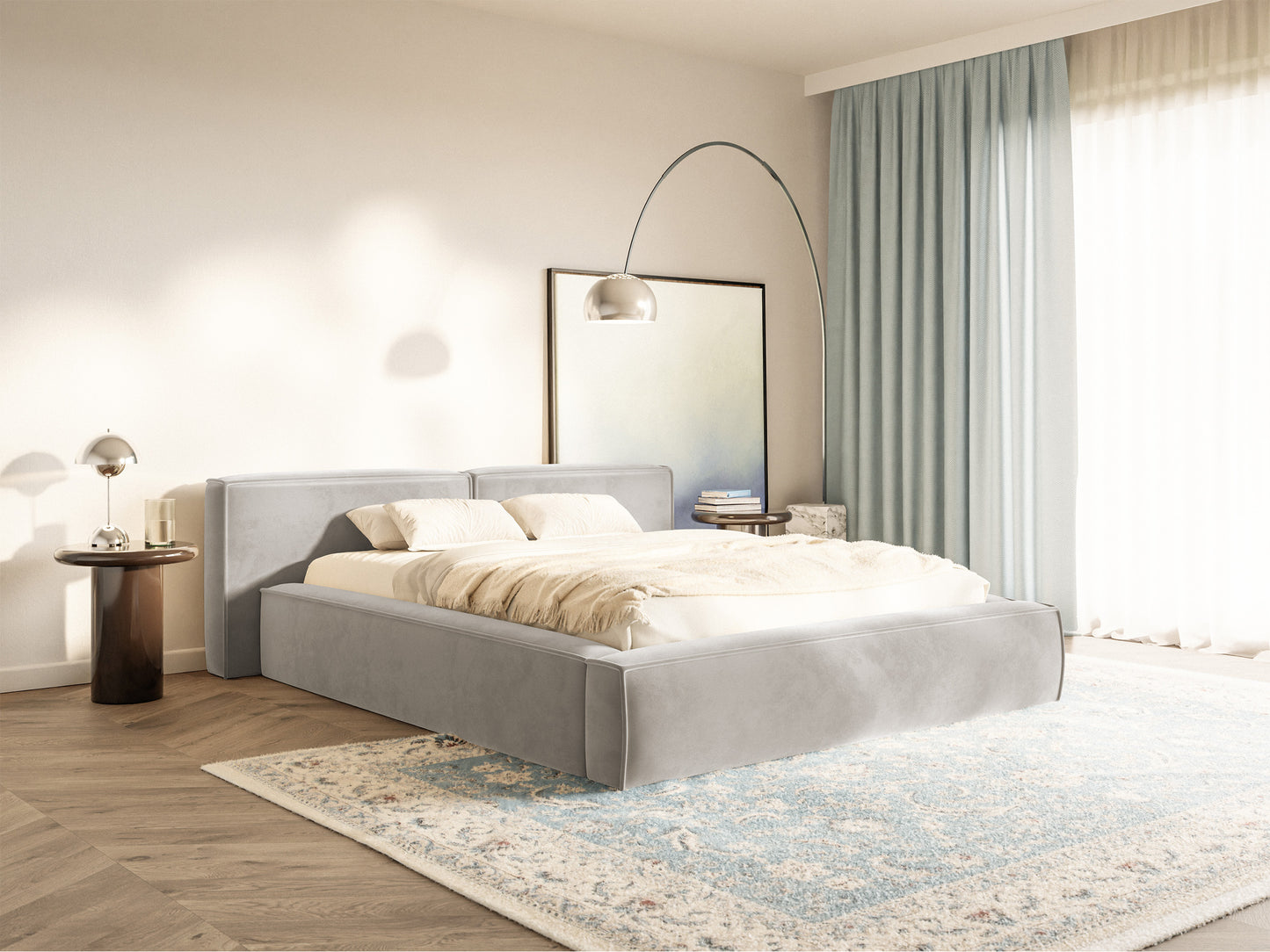 Gulta Tilas low 140/160/180/200x200 cm Bluvel 30 - N1 Home