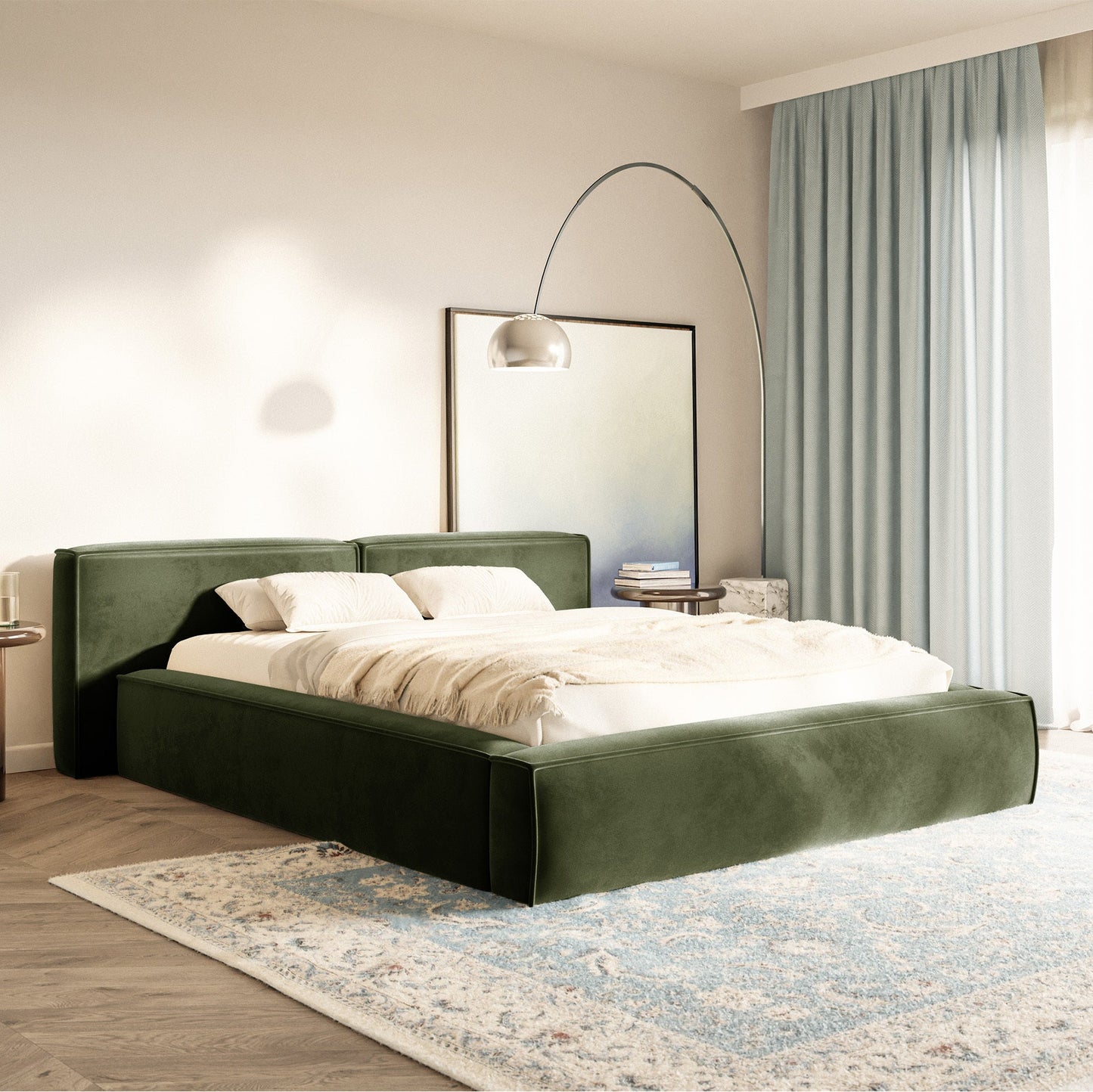 Gulta Tilas low 140/160/180/200x200 cm Bluvel 77 - N1 Home