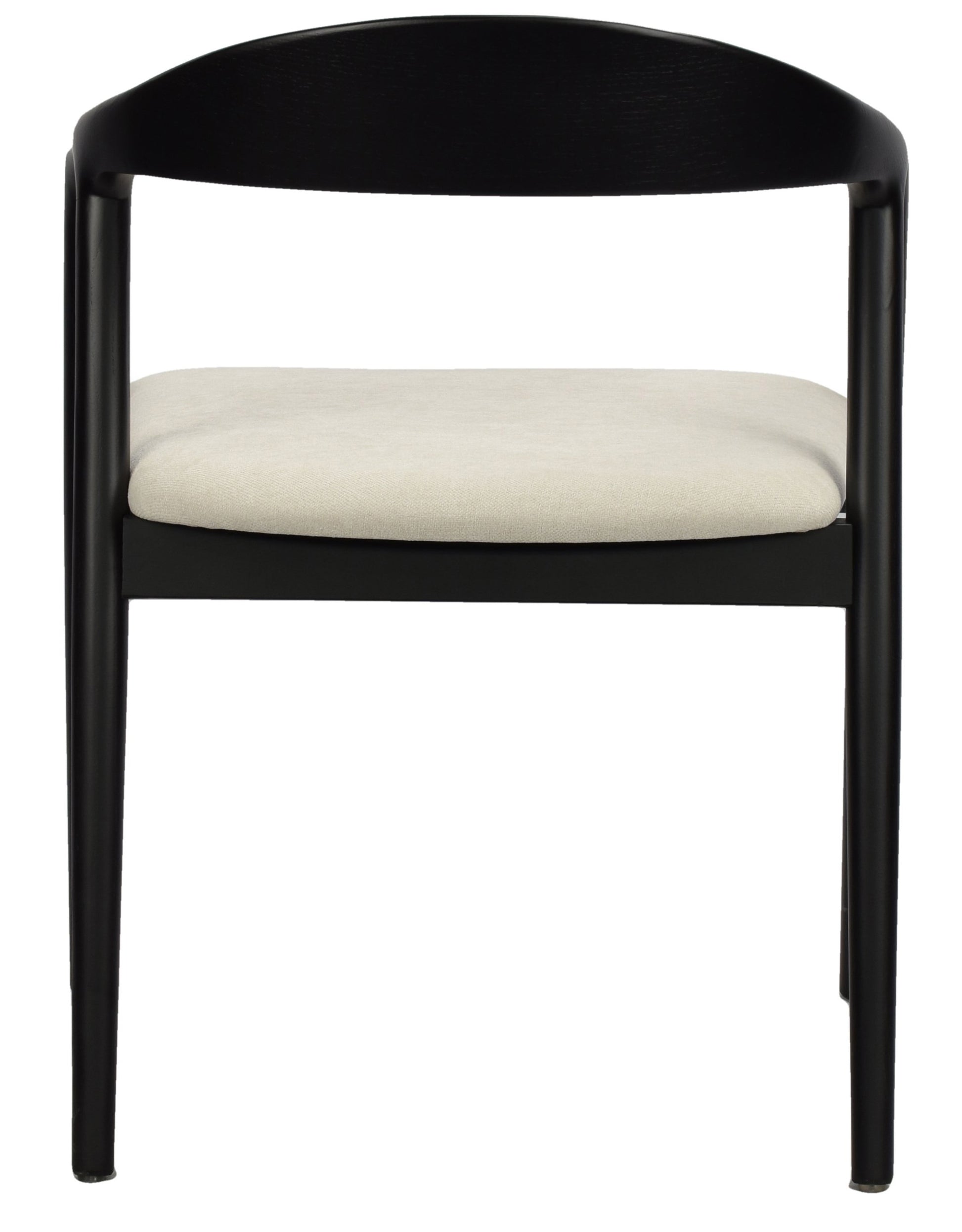 Krēsls Insi 73/56/56 cm melns/krēms - N1 Home