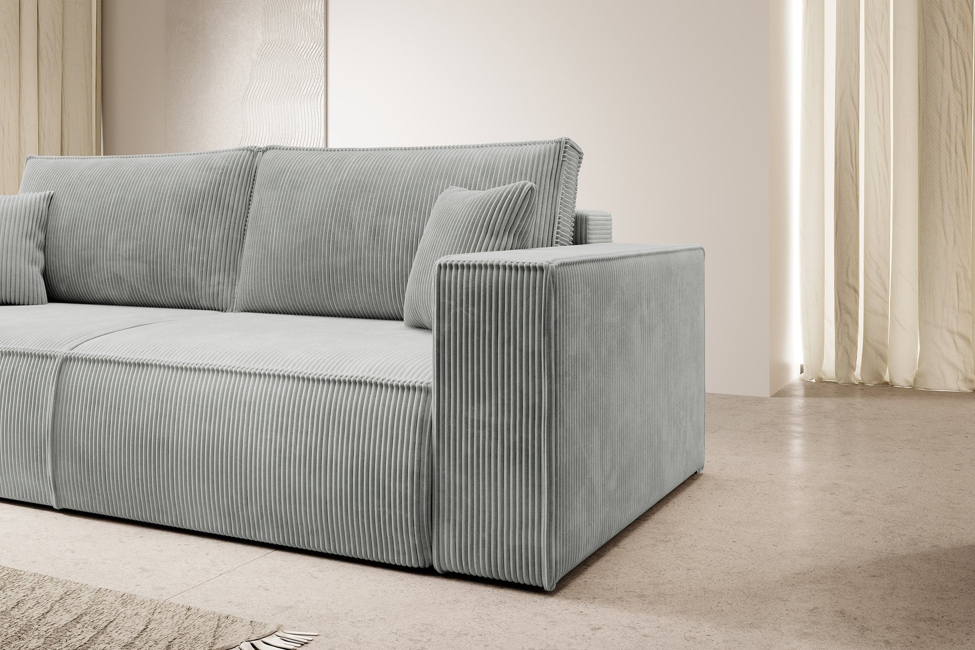 Dīvāns Fireza 275/102/85 cm Poso 55 - N1 Home