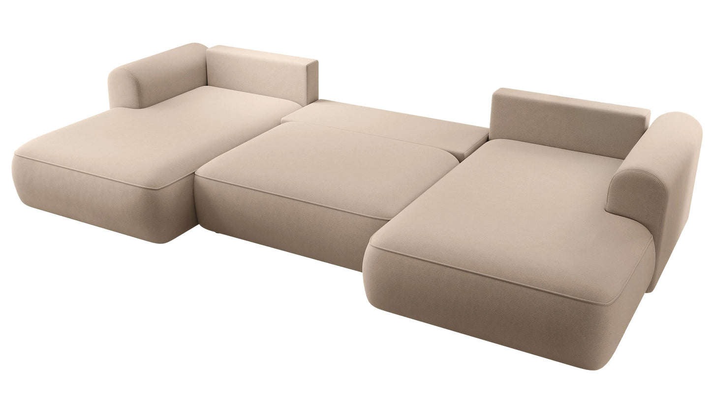 Dīvāns Ovors U 380/95/167 cm Castel 15 - N1 Home