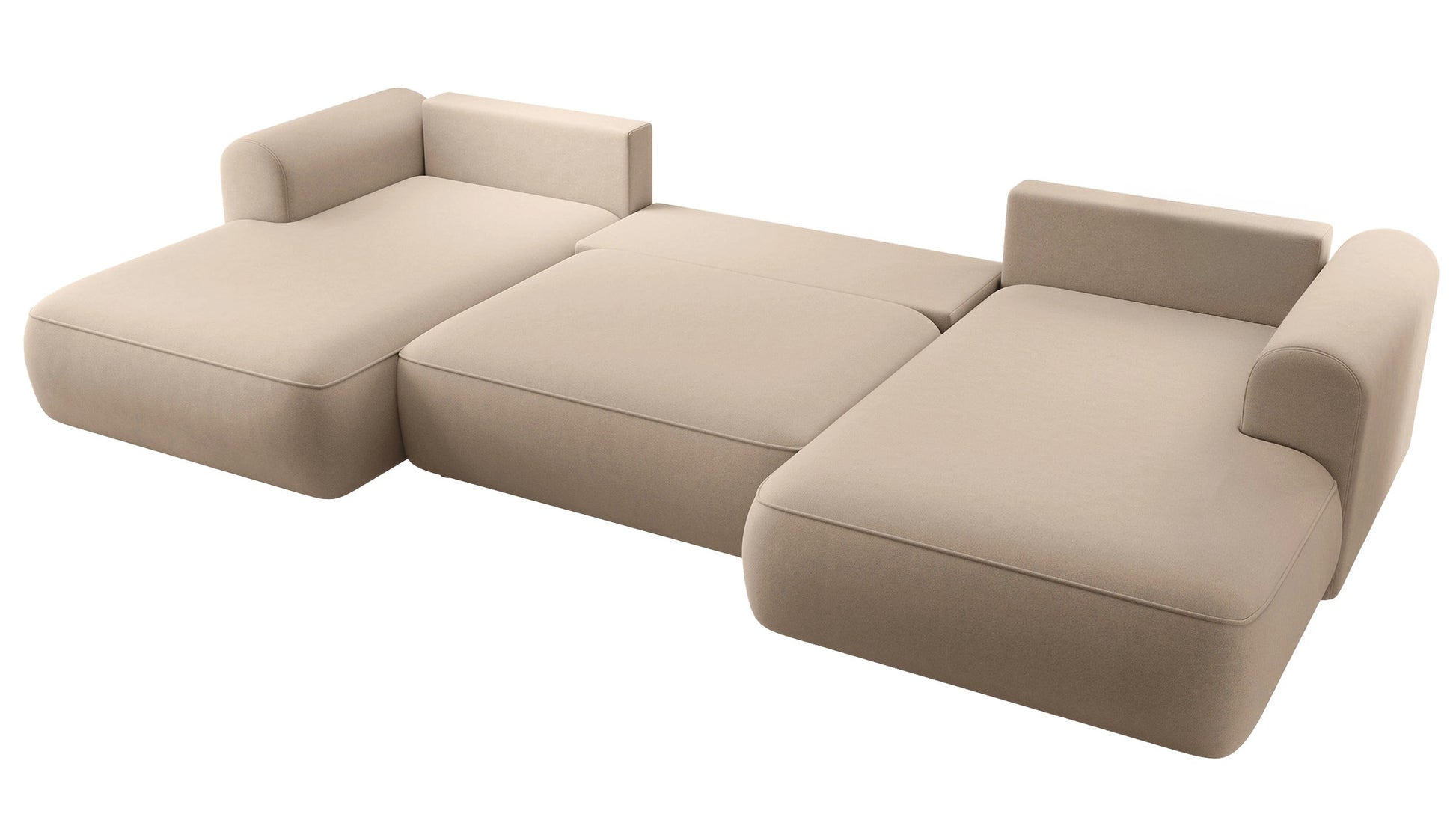 Dīvāns Ovors U 380/95/167 cm Castel 15 - N1 Home