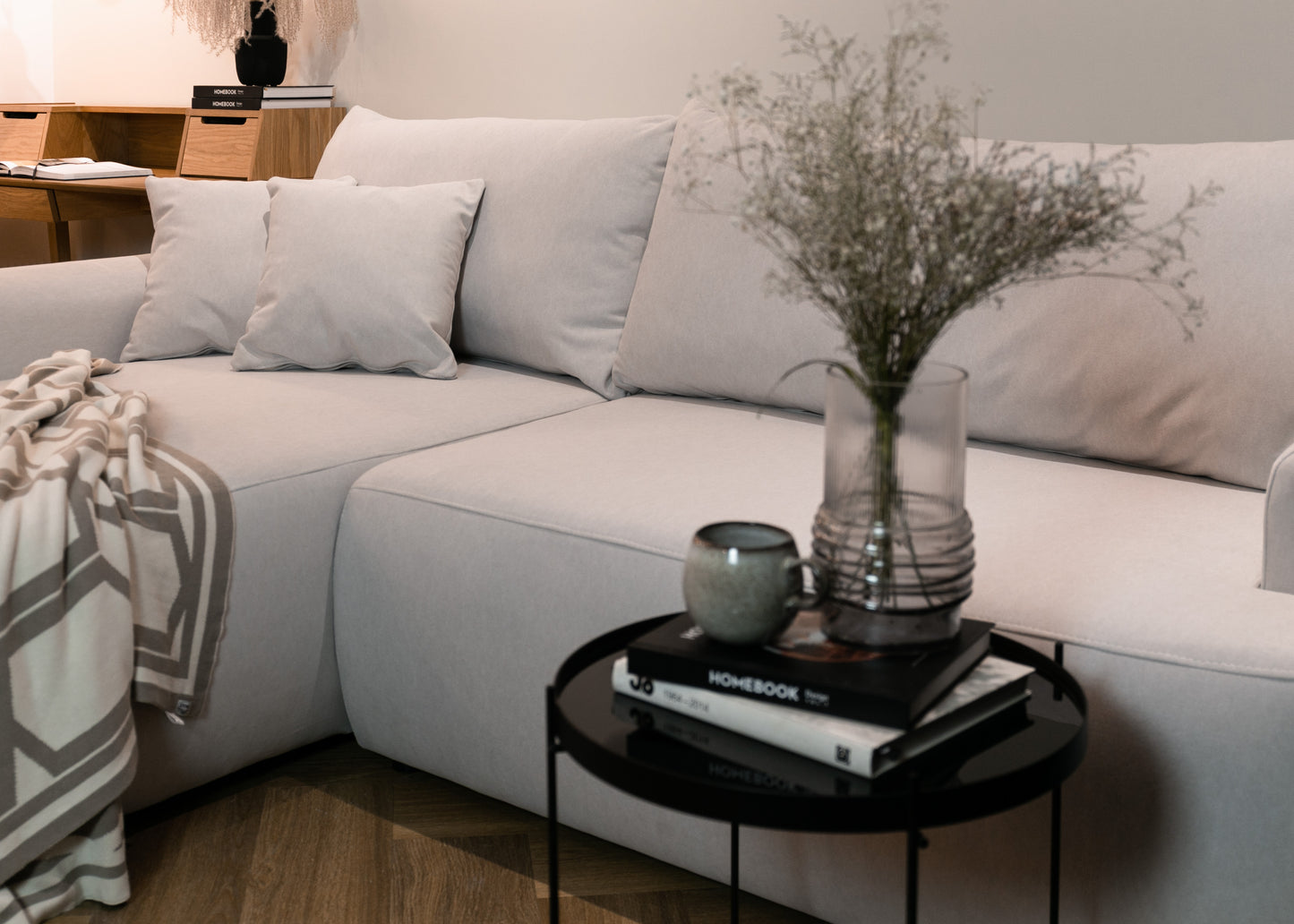 Dīvāns Ovors 260/93/165 cm Castel 04 - N1 Home