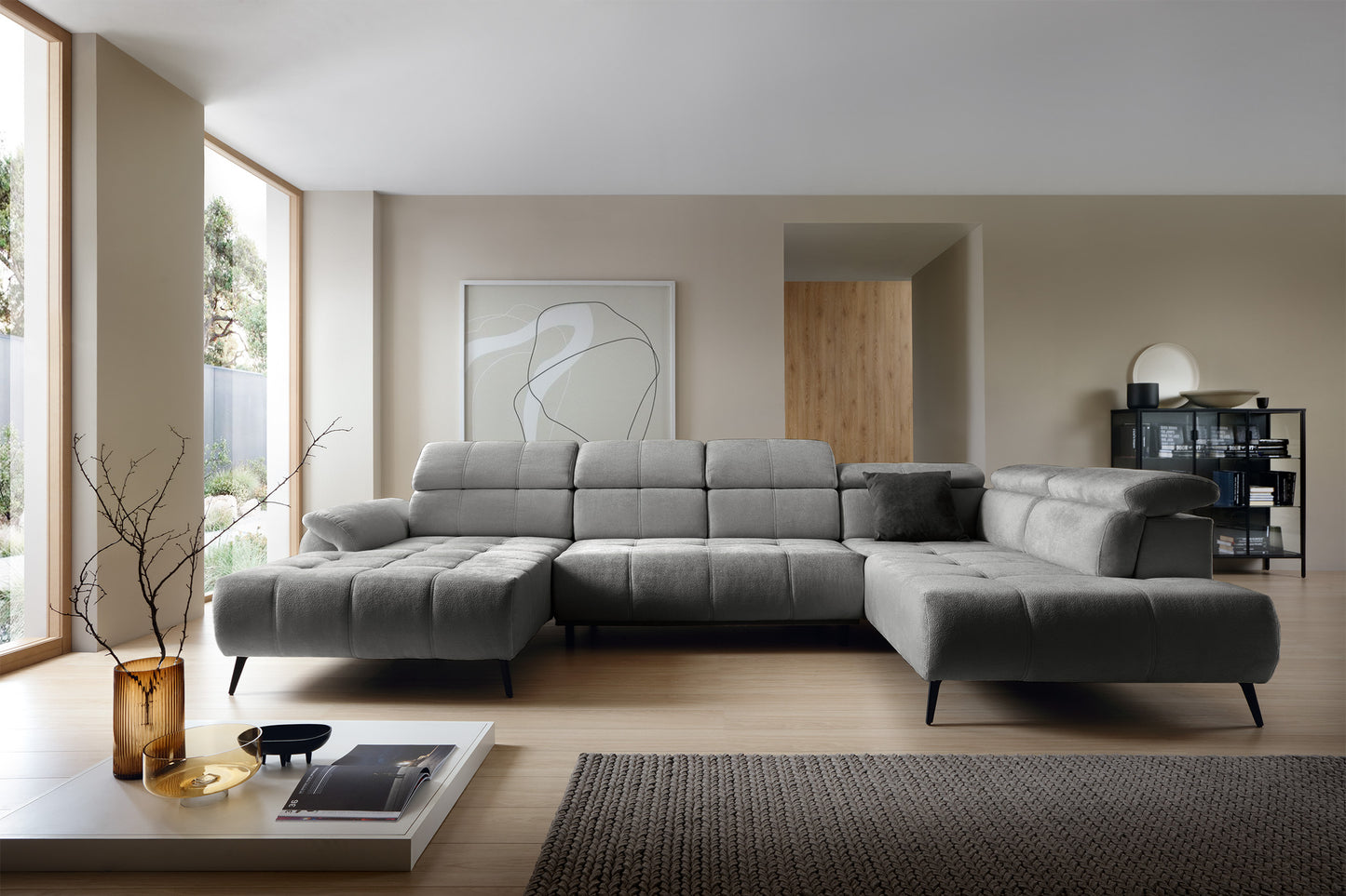 Dīvāns Matio U 98/375/208 cm Aphrodite 21 - N1 Home