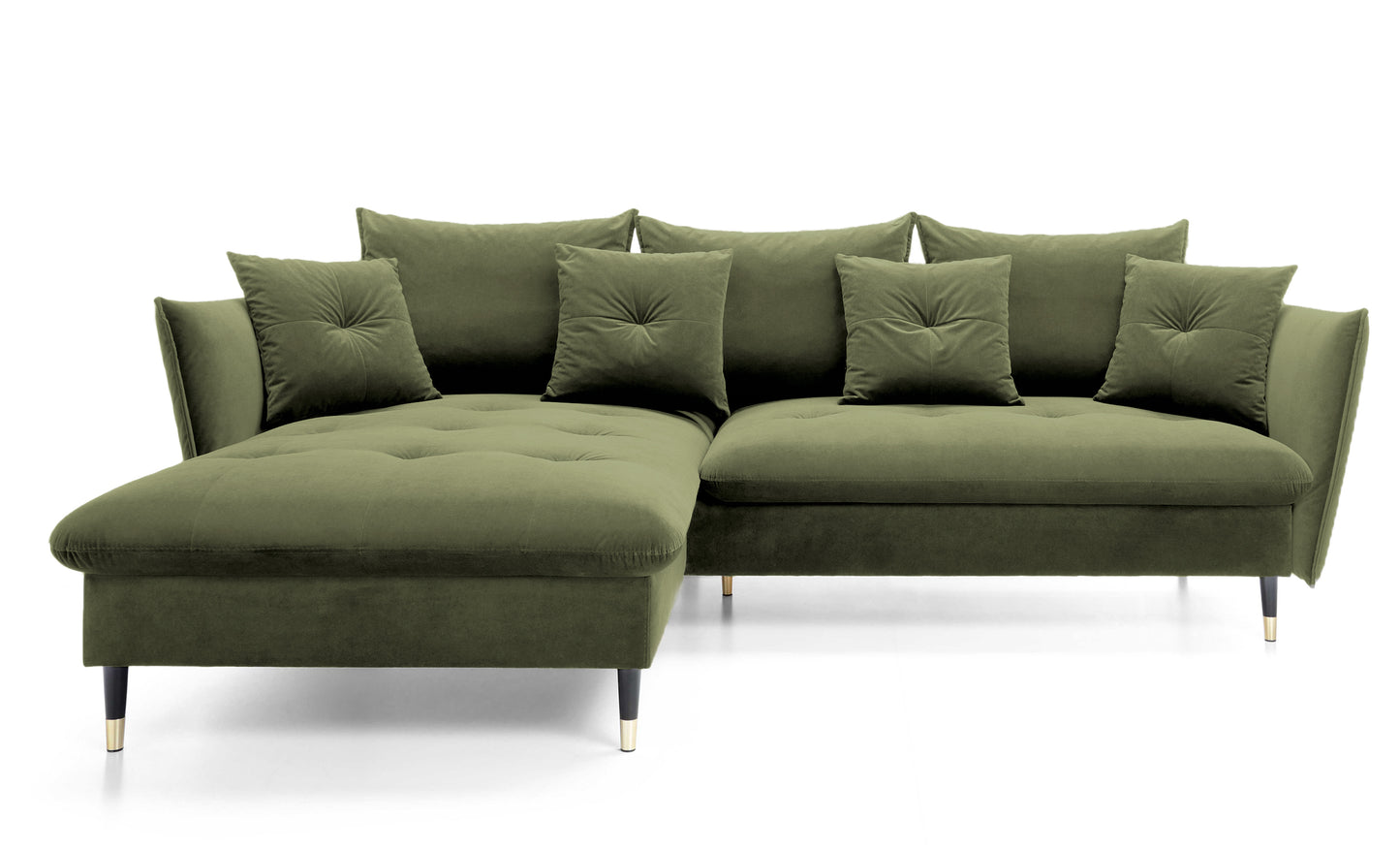 Dīvāns Bazlam 91/258/167 cm Matt Velvet 38 - N1 Home