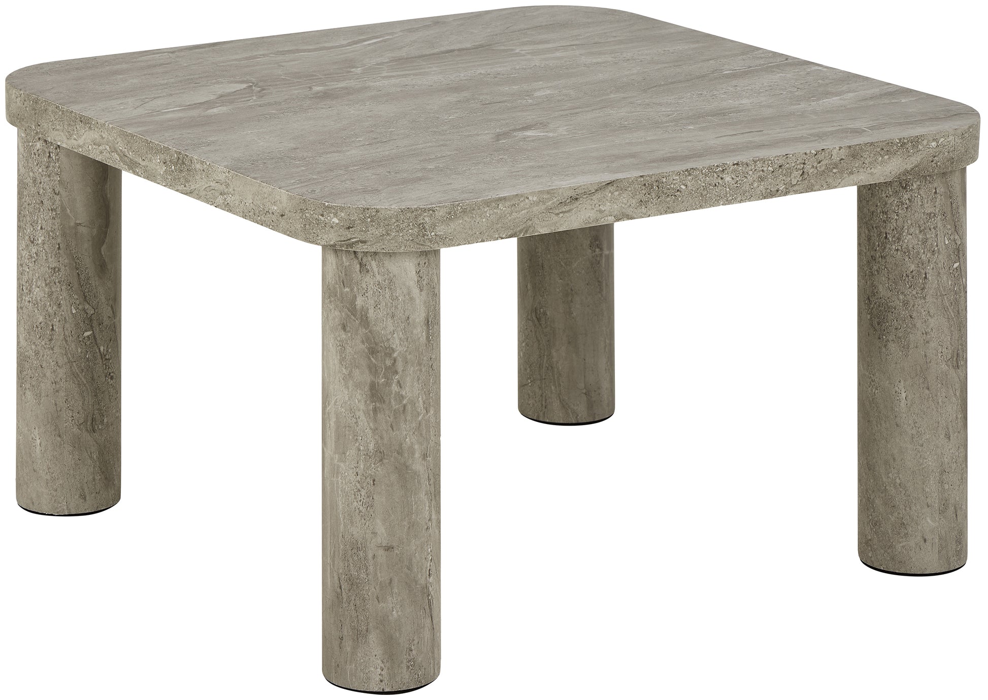 Kafijas galds Soretto 60/60/36 cm pelēks marmors - N1 Home