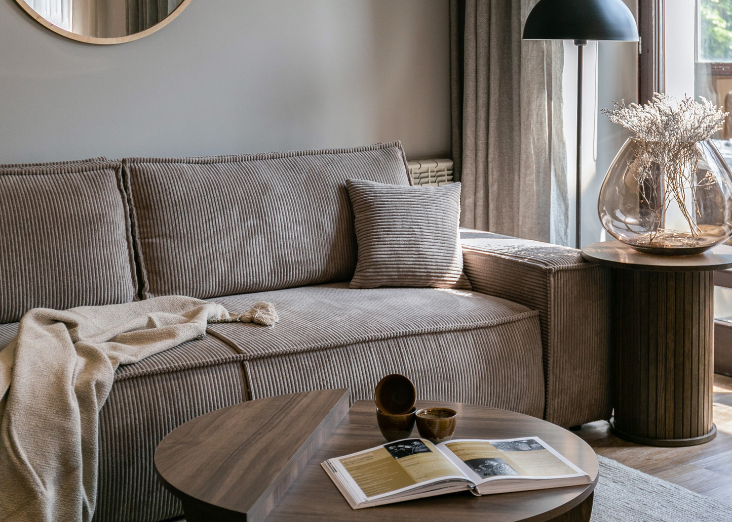 Dīvāns Fireza 275/102/85 cm Poso 02 - N1 Home