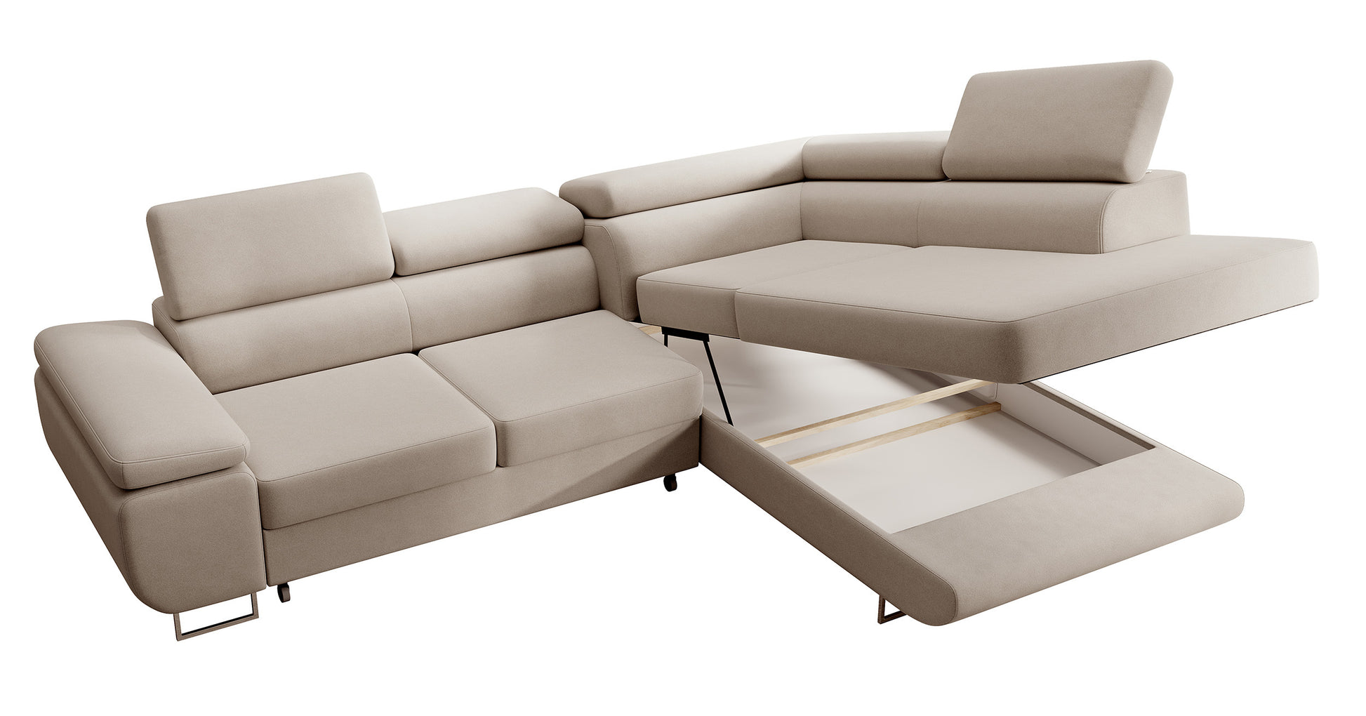 Dīvāns Steva 90/275/203 cm Castel 03 - N1 Home