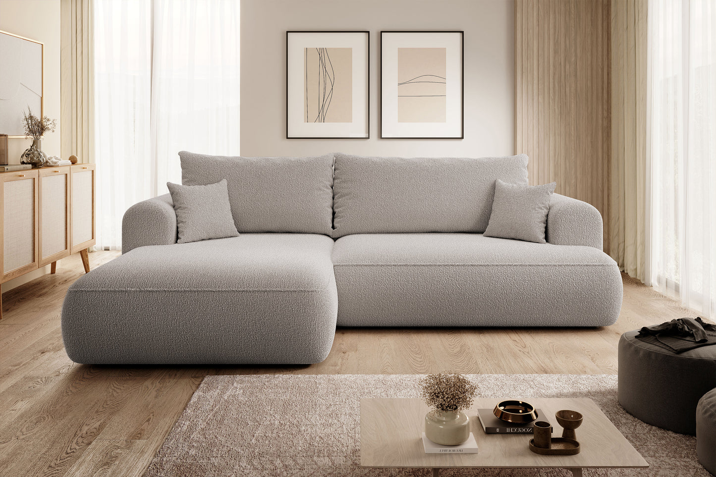 Dīvāns Ovors 260/93/165 cm Abriamo 2 - N1 Home