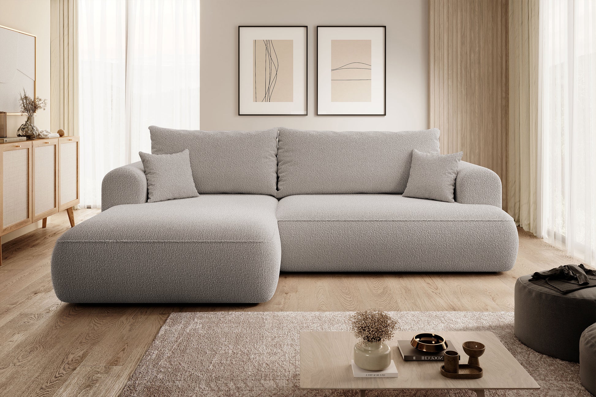 Dīvāns Ovors 260/93/165 cm Abriamo 2 - N1 Home
