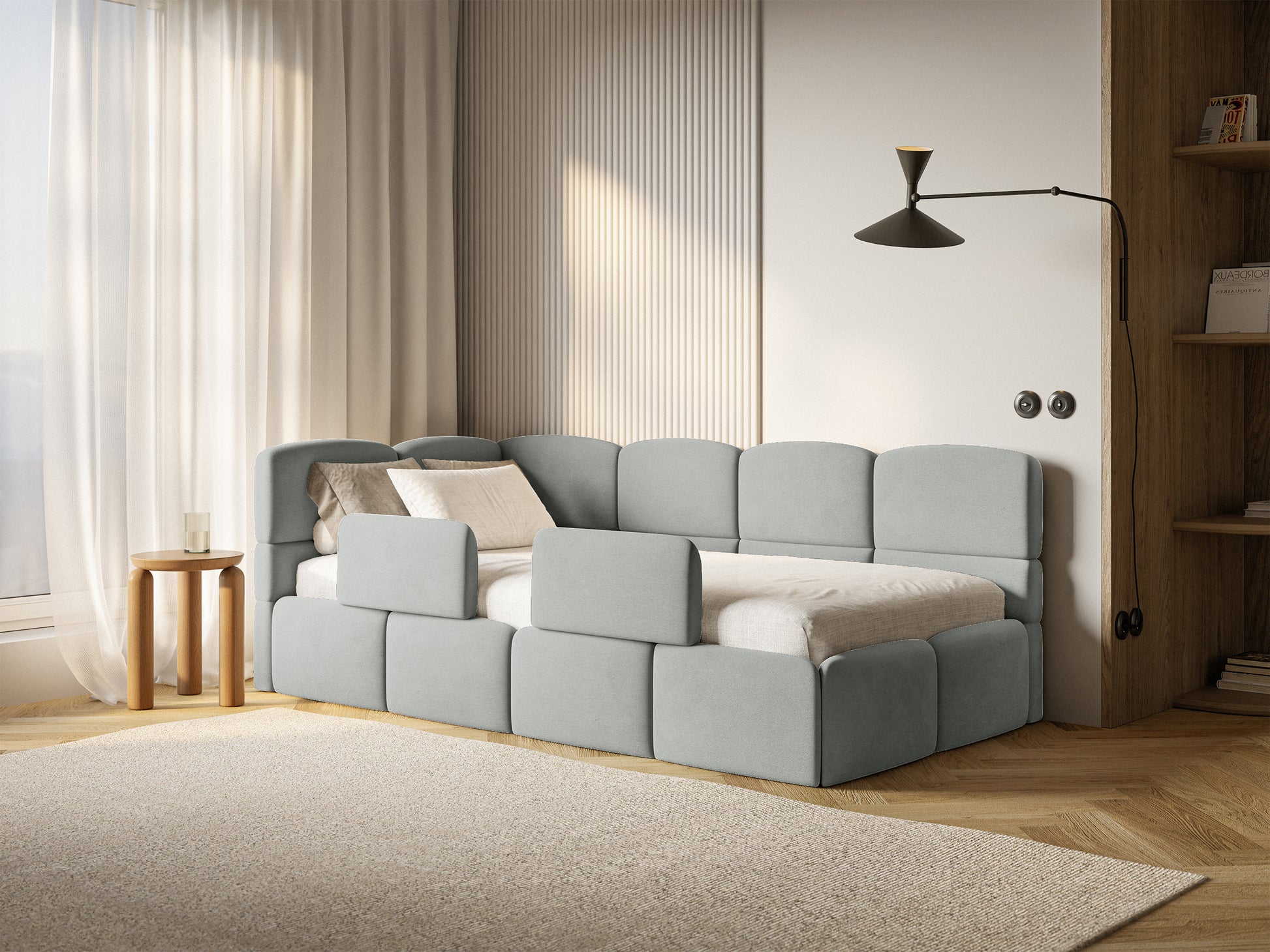 Gulra ar matraci Clod 220/88/110 cm Piano 14 - N1 Home