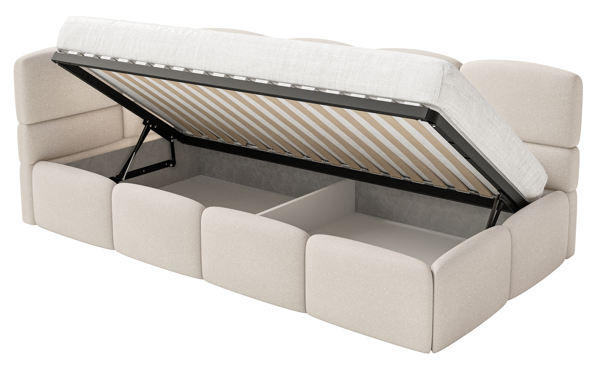 Gulta ar matraci Clod 220/88/110 cm Melody 14 - N1 Home