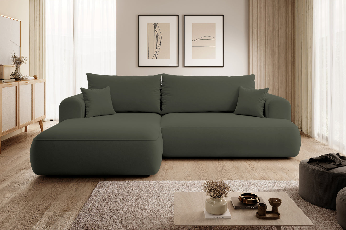 Dīvāns Ovors 260/93/165 cm Castel 39 - N1 Home