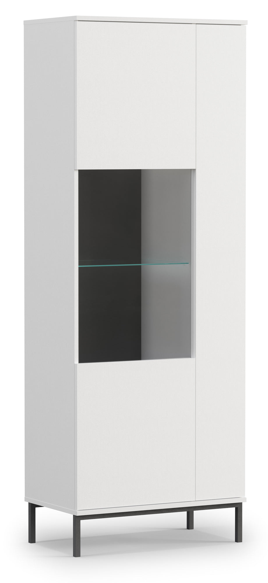 Vitīnas skapis Polka 190/70/41 cm balts - N1 Home