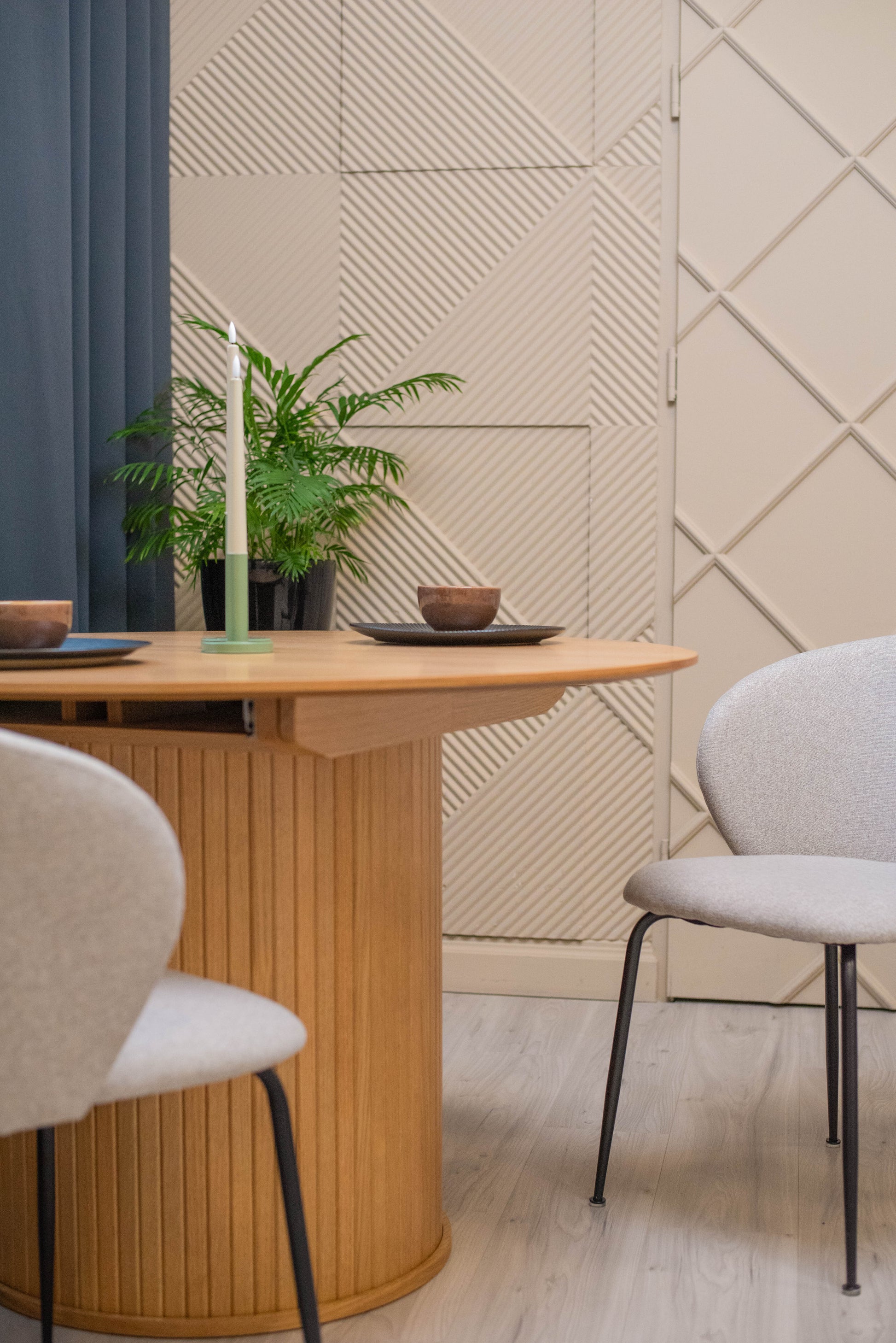 Galds Gativs 75/167/120 cm dabīgs ozols - N1 Home