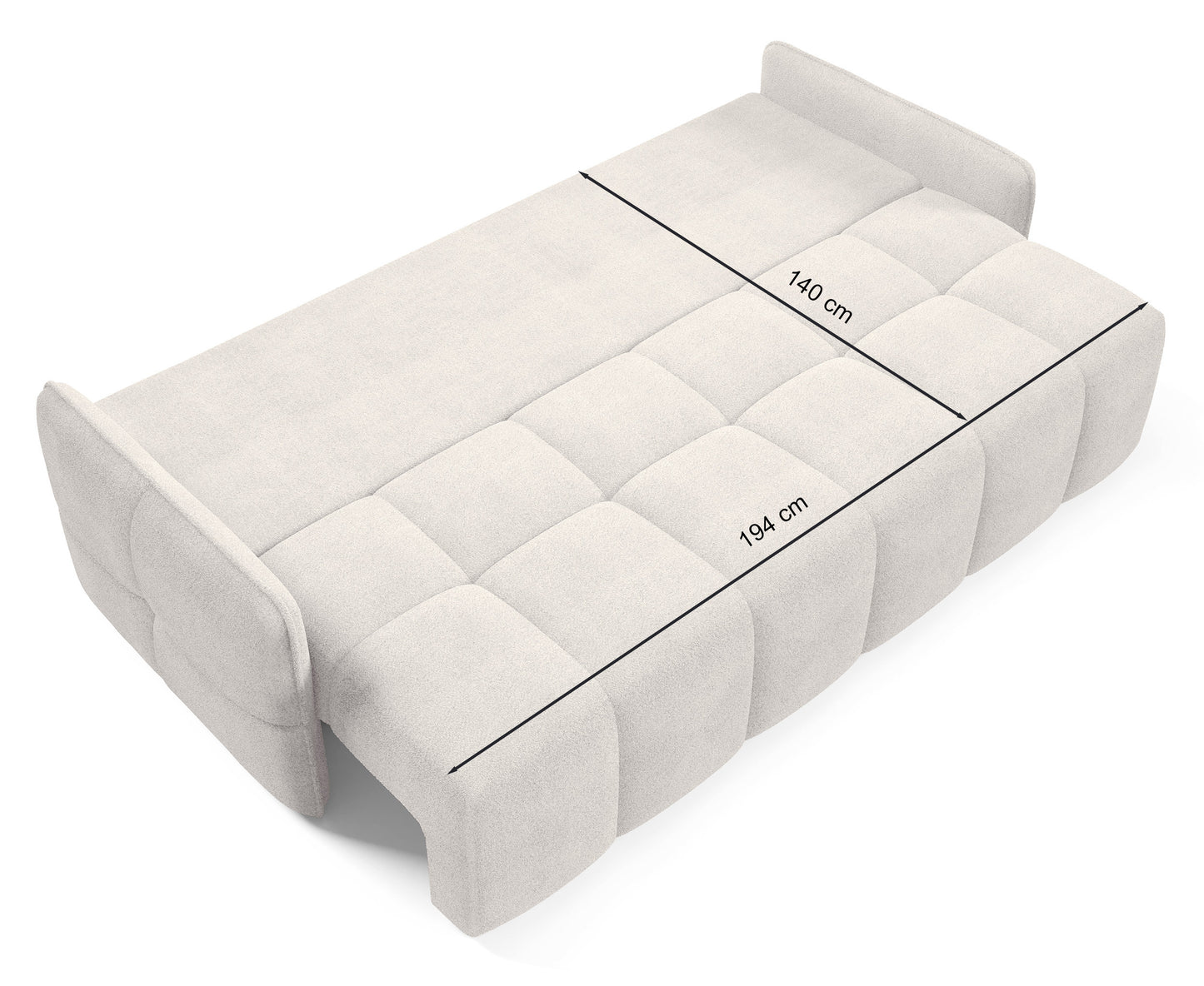 Dīvāns Bambo 212/90/95 cm Abriamo 3 - N1 Home