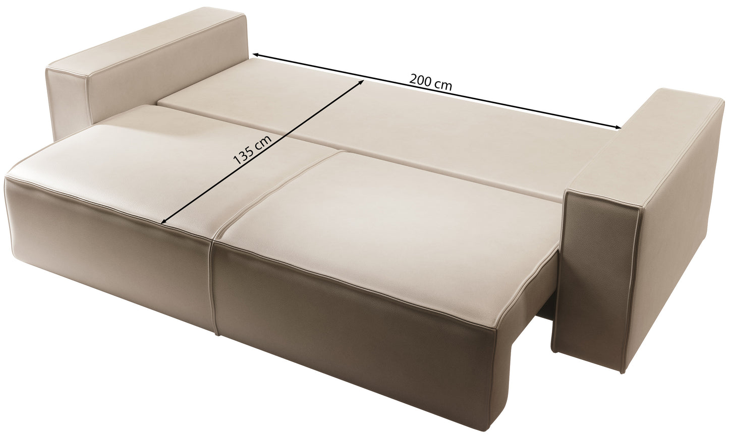 Dīvāns Cuaros 86/257/102 cm Nube 23 - N1 Home