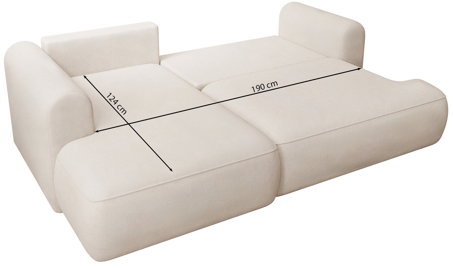 Dīvāns Ovors mini 238/93/156 cm Castel 15 - N1 Home
