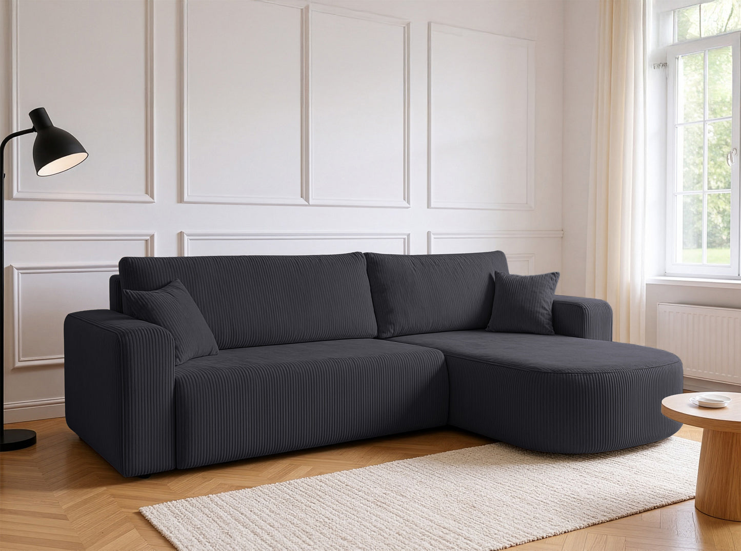 Dīvāns Teos 85/275/170 cm Poso 115 - N1 Home