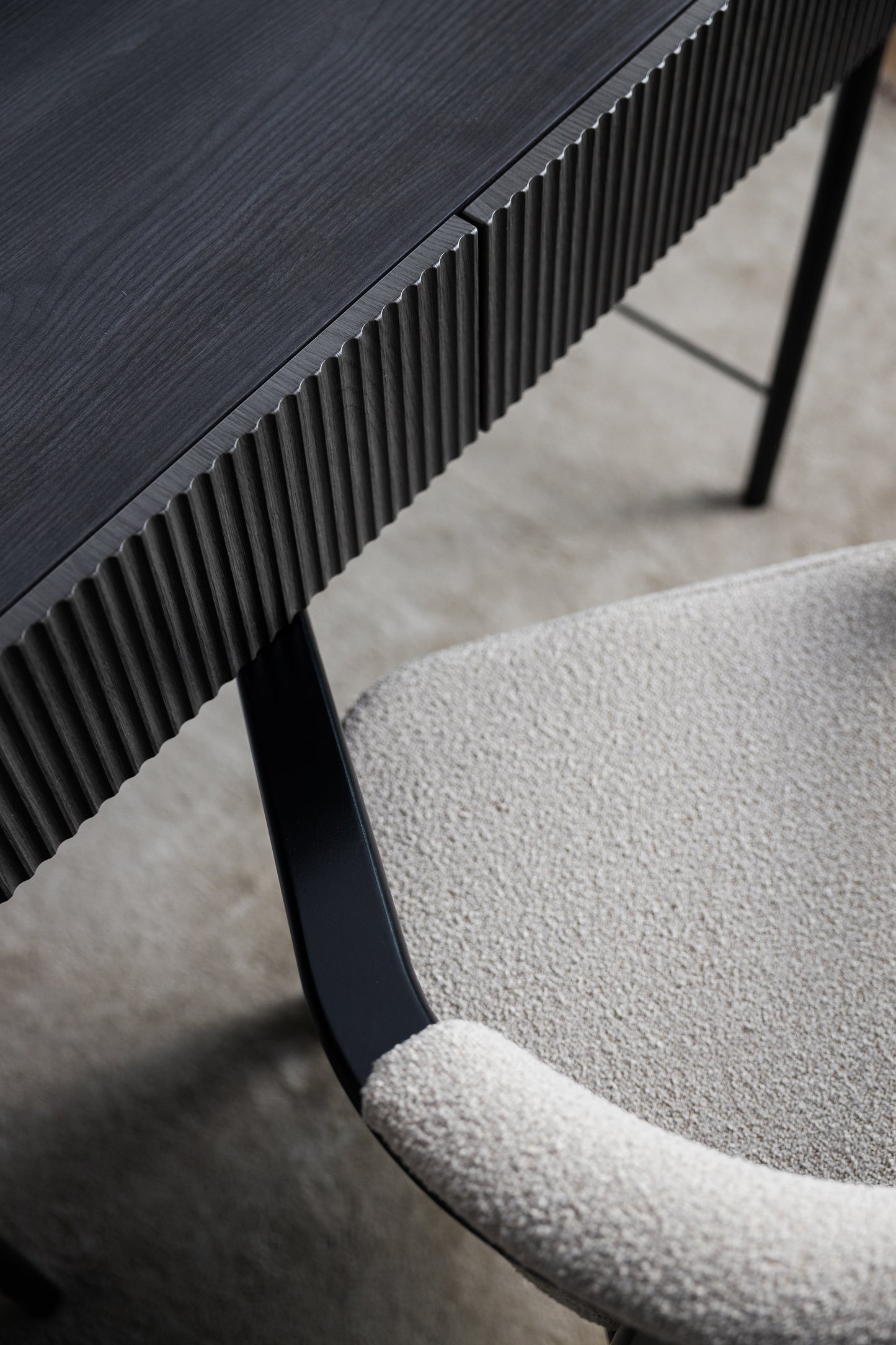 Krēsls Finis 73/56/55 cm eļļots ozols/bēšs buklē - N1 Home