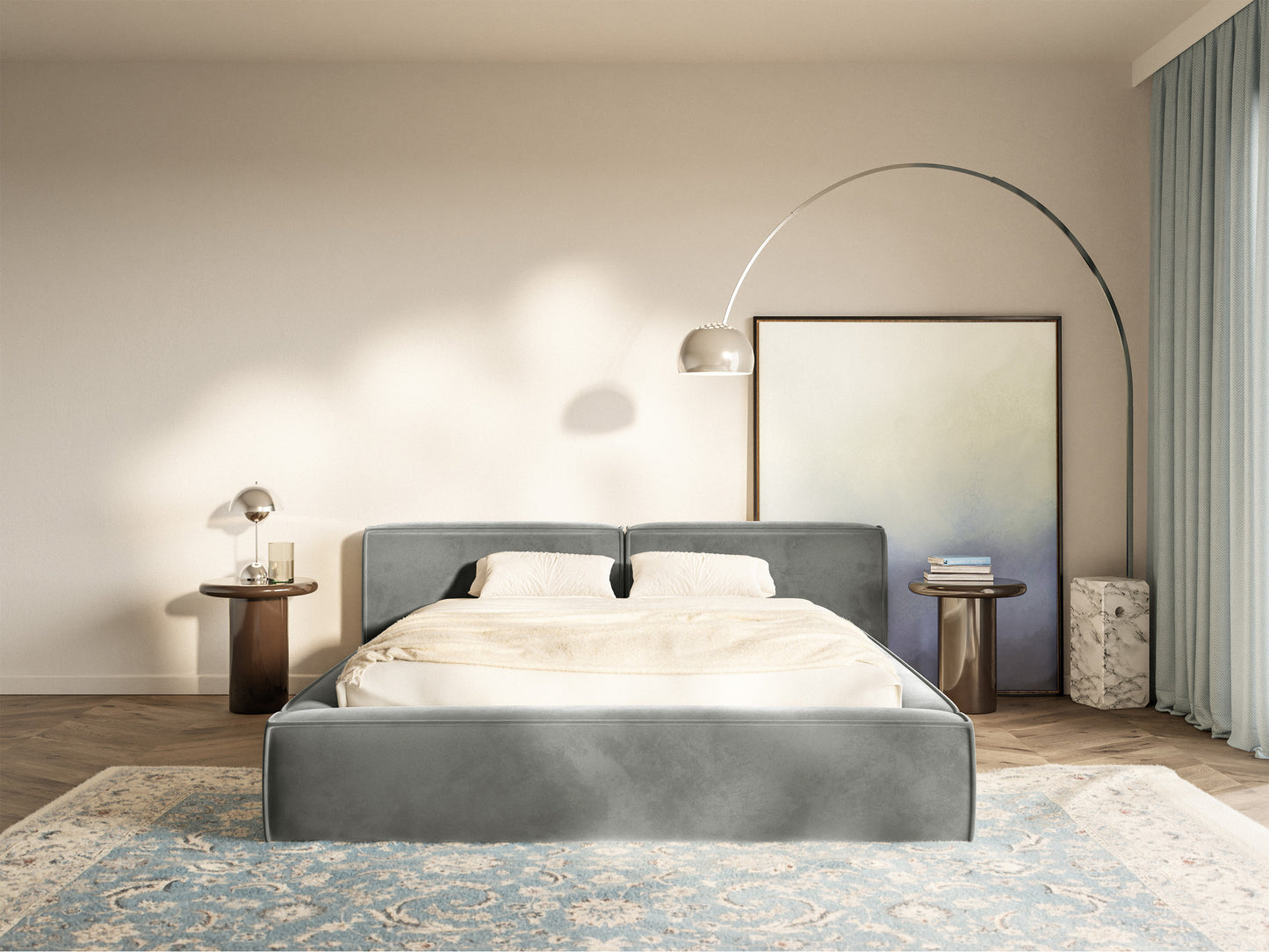 Gulta Tilas low 140/160/180/200x200 cm Bluvel 13 - N1 Home