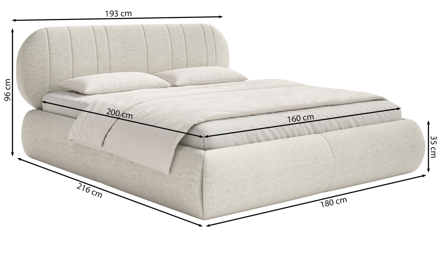 Gulta Meliosa (ar konteineru) 140/160/180x 200 cm Verita 01 - N1 Home