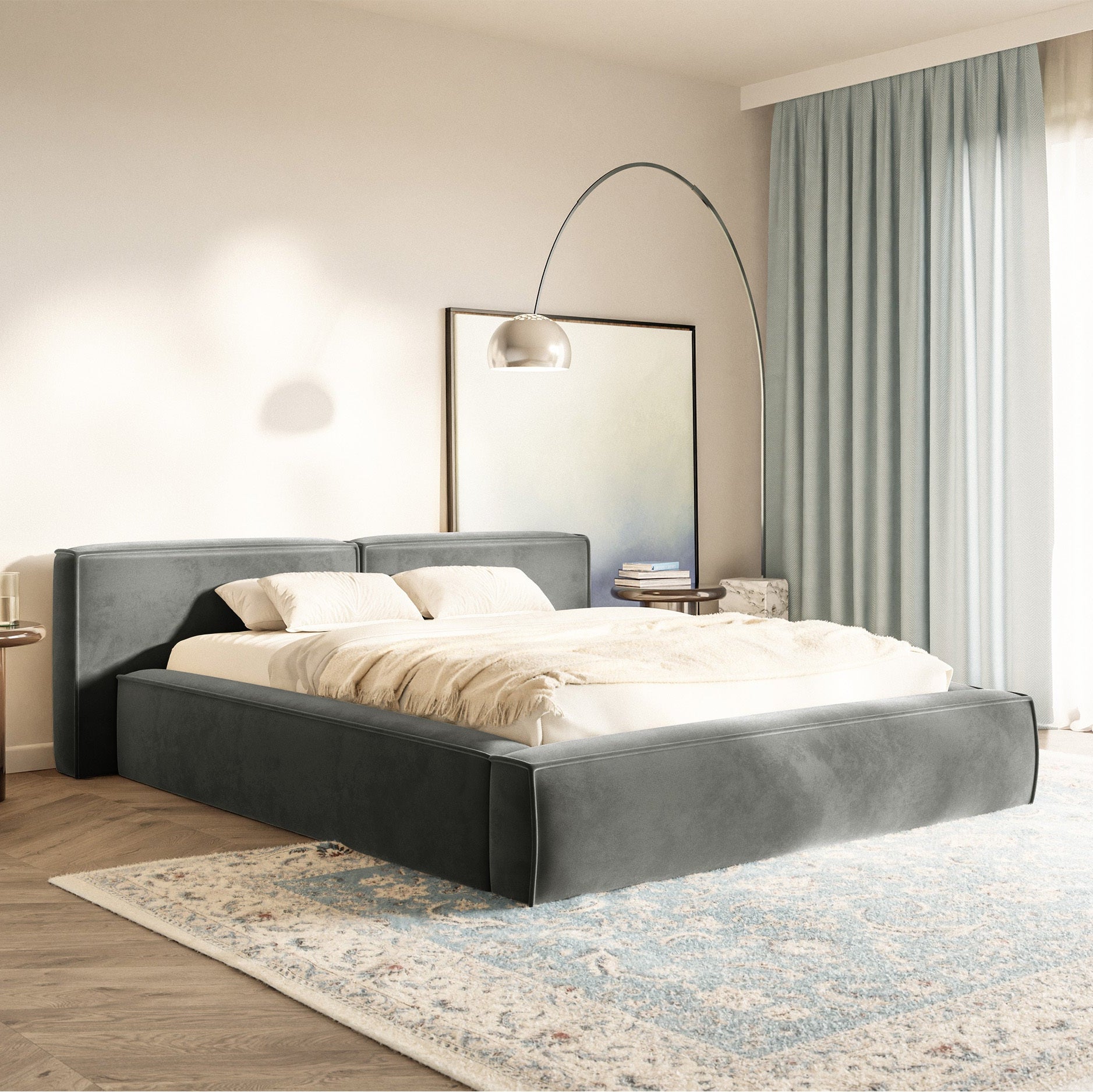 Gulta Tilas low 140/160/180/200x200 cm Bluvel 13 - N1 Home