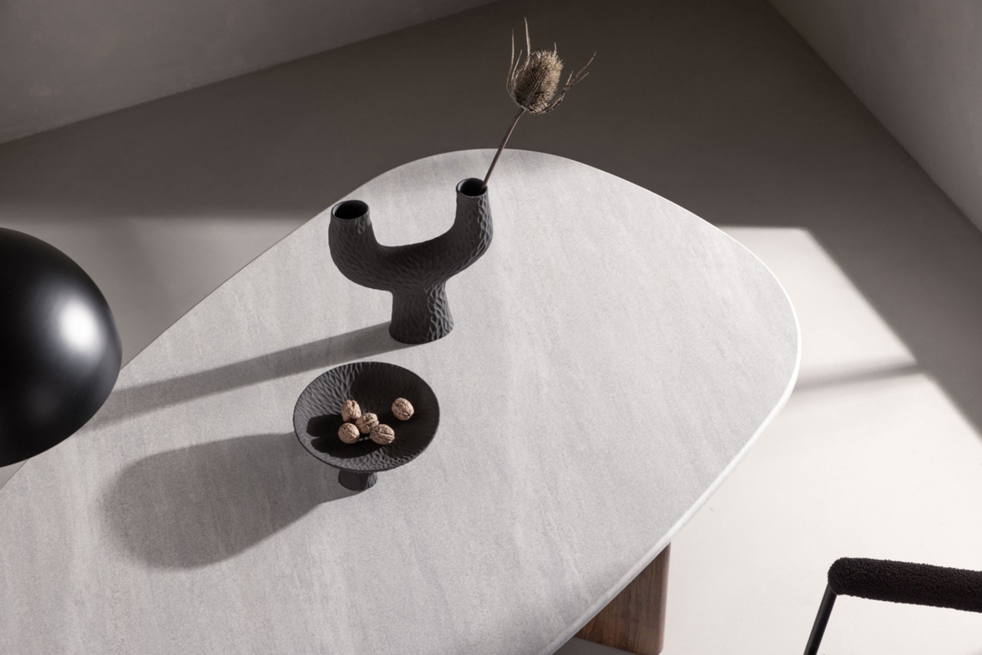 Galds 180/90/75 cm moka/off balts - N1 Home