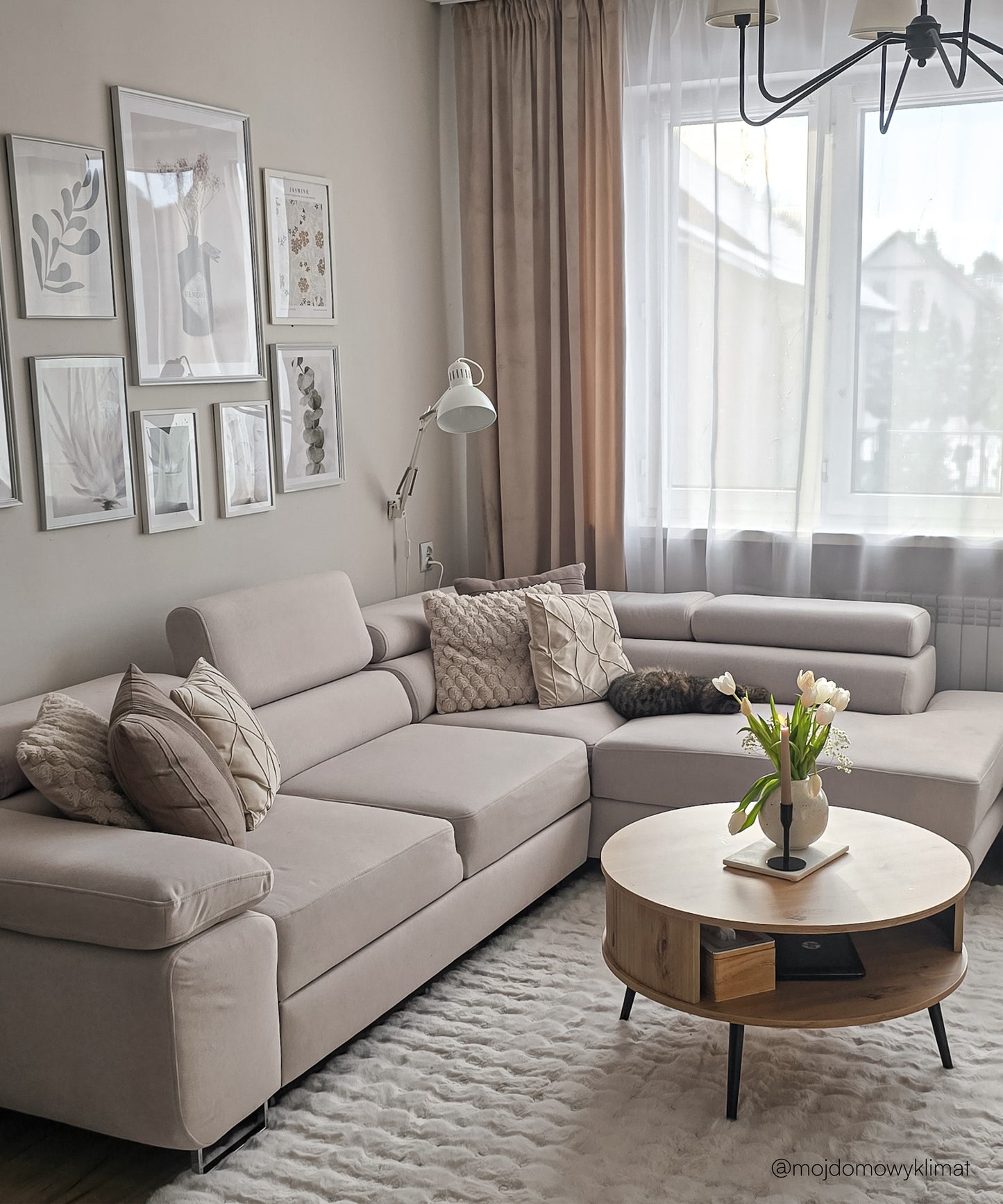 Dīvāns Steva 90/275/203 cm Castel 04 - N1 Home