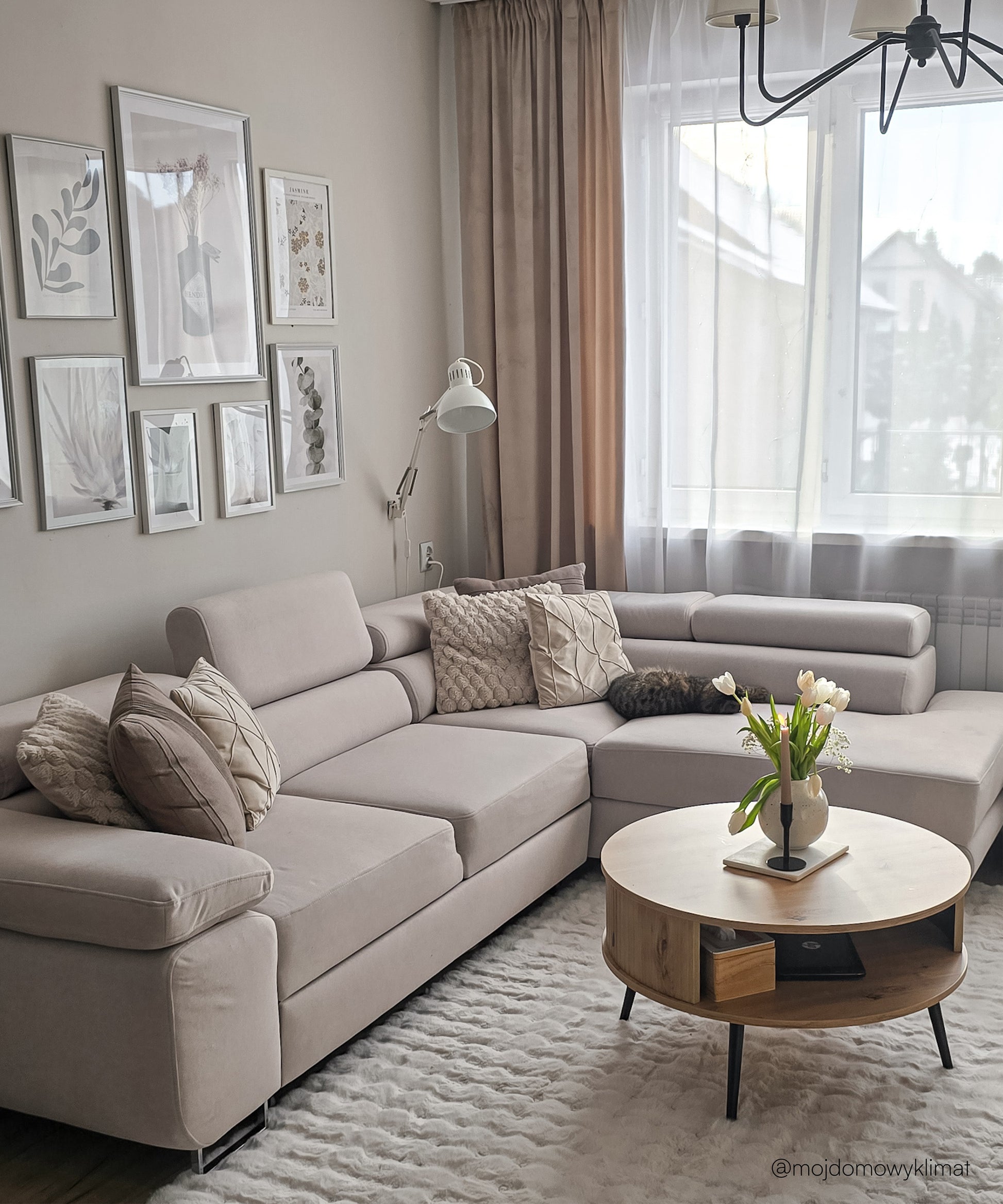 Dīvāns Steva 90/275/203 cm Castel 04 - N1 Home