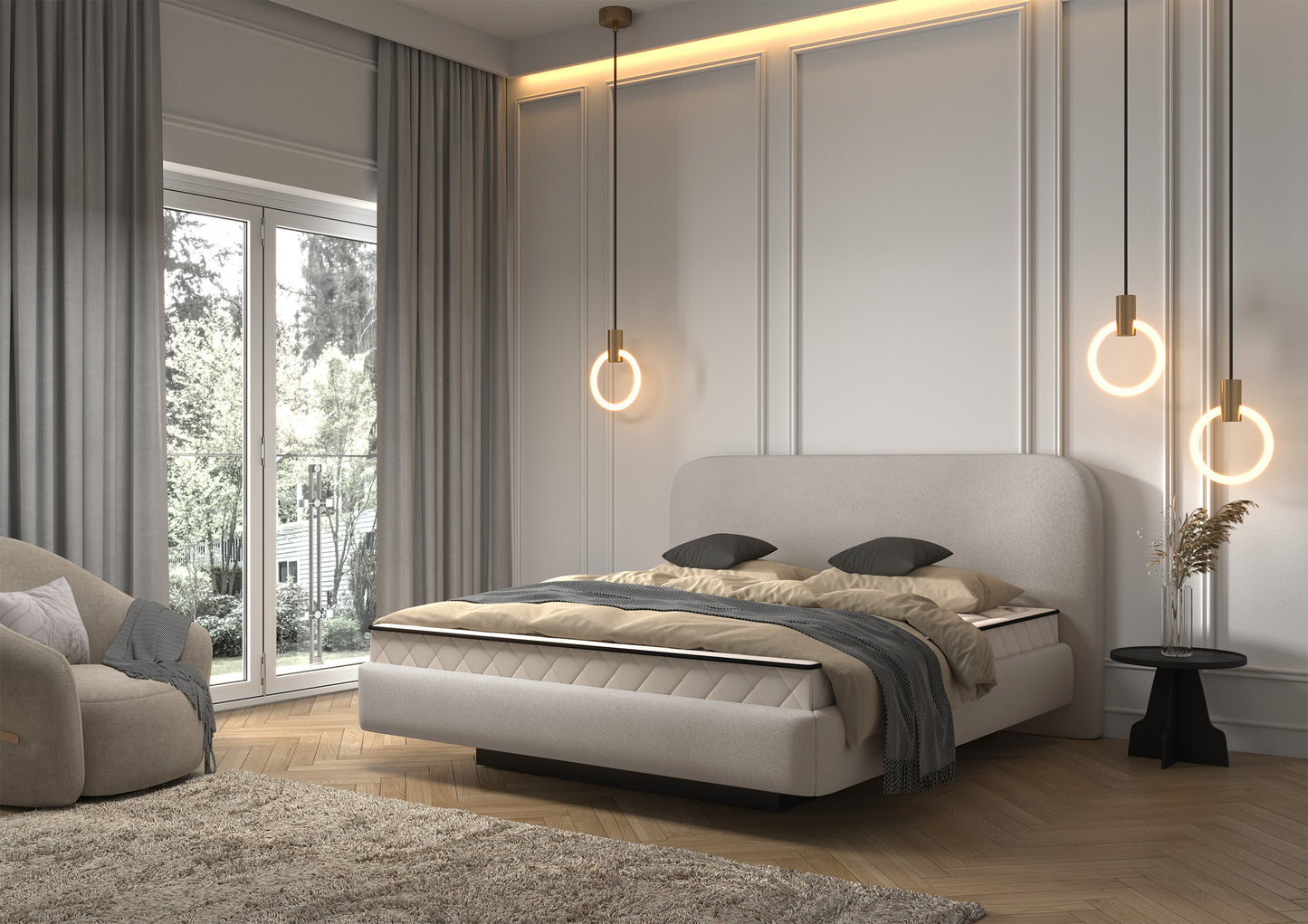 Gulta Nelapo 120/140/160/180x200 cm Casa 03