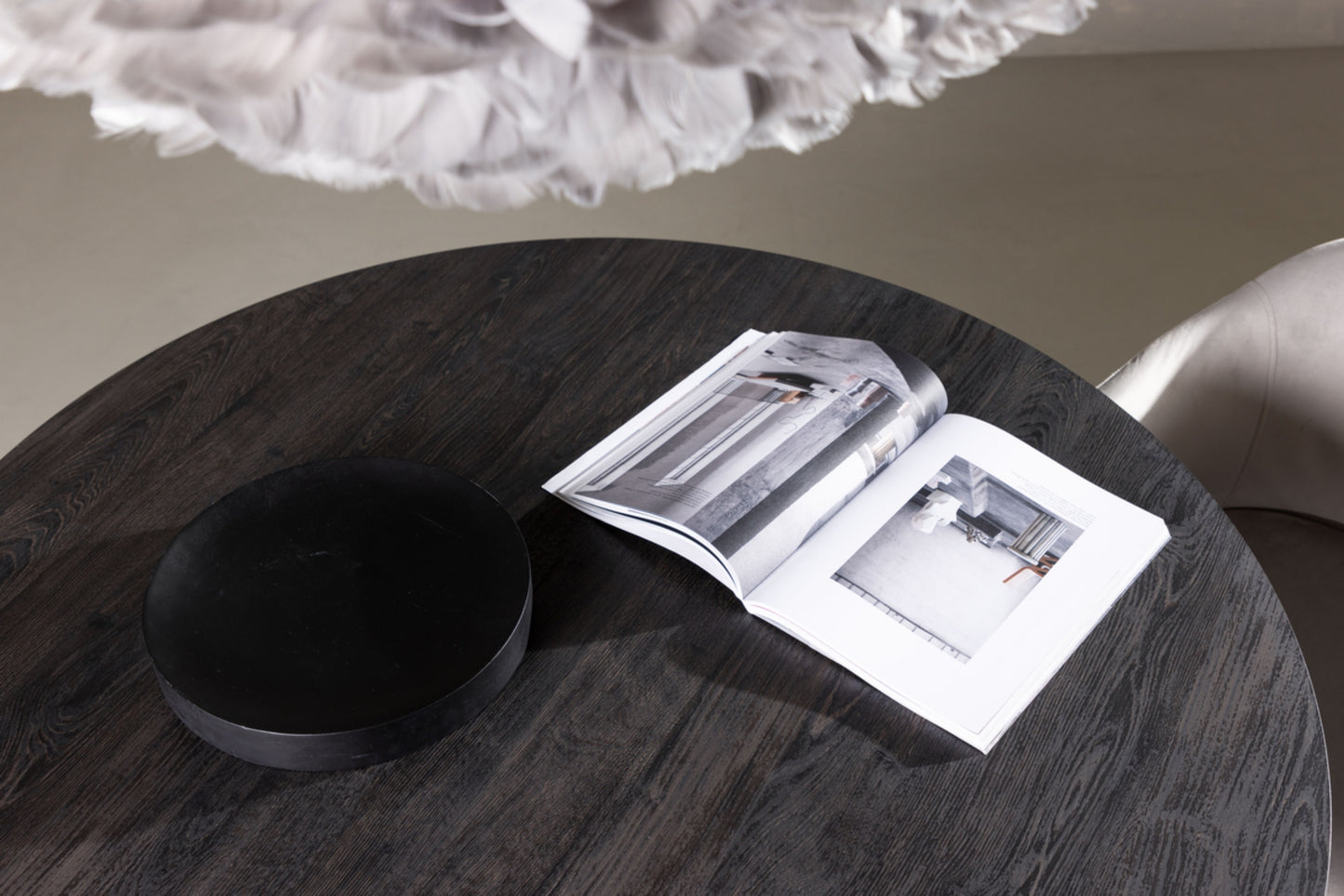 Galds Agrer 75/120/120 cm tumši brūns - N1 Home