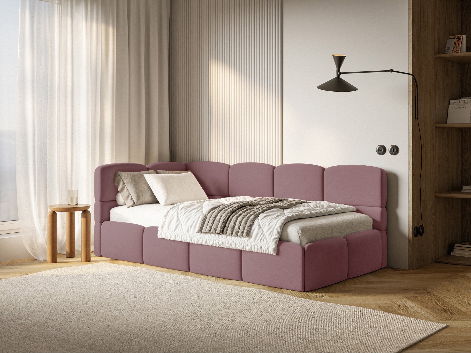 Gulra ar matraci Clod 220/88/110 cm Piano 20 - N1 Home