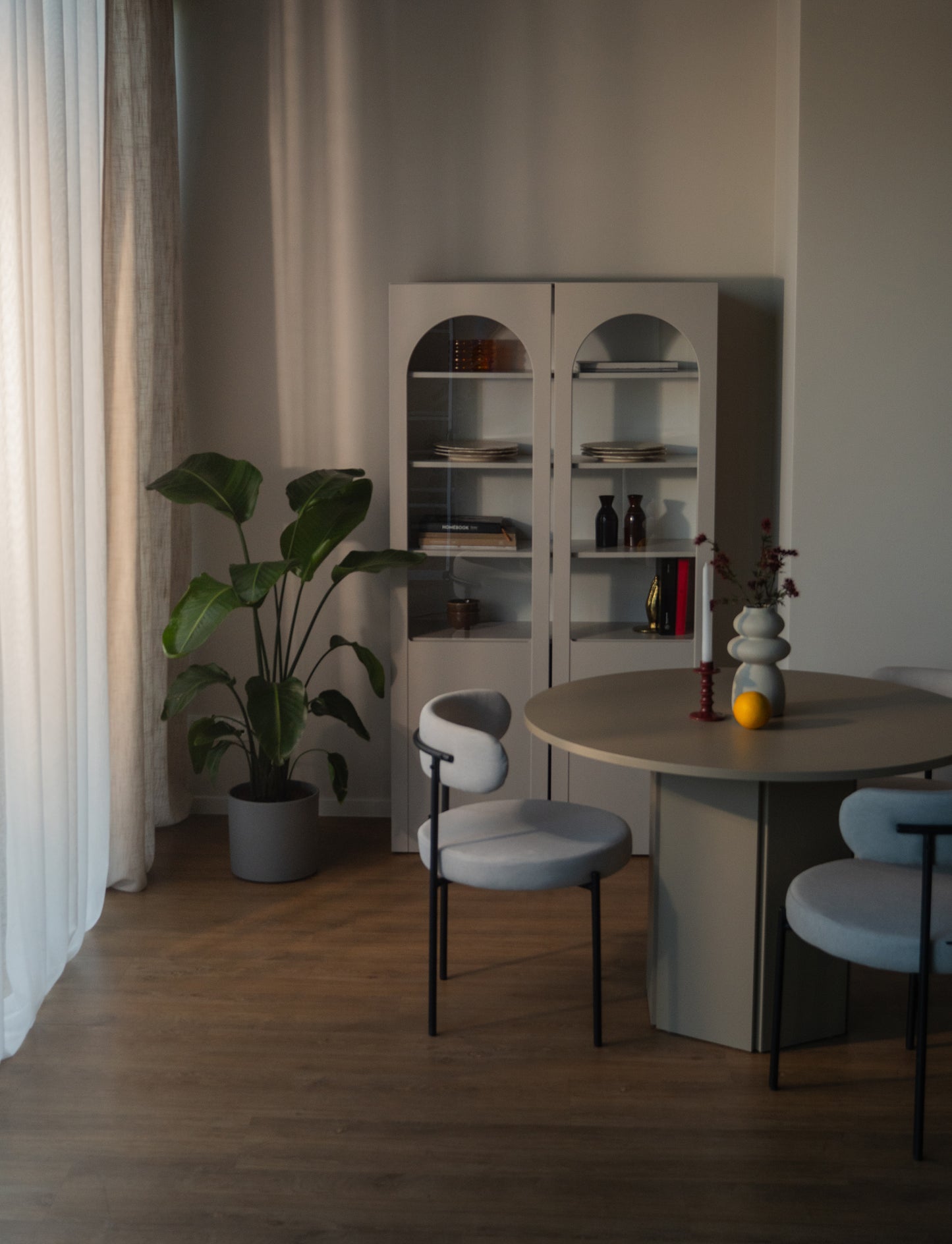 Krēsls Femisa 77/50/55 cm gaiši bēšs bukle - N1 Home