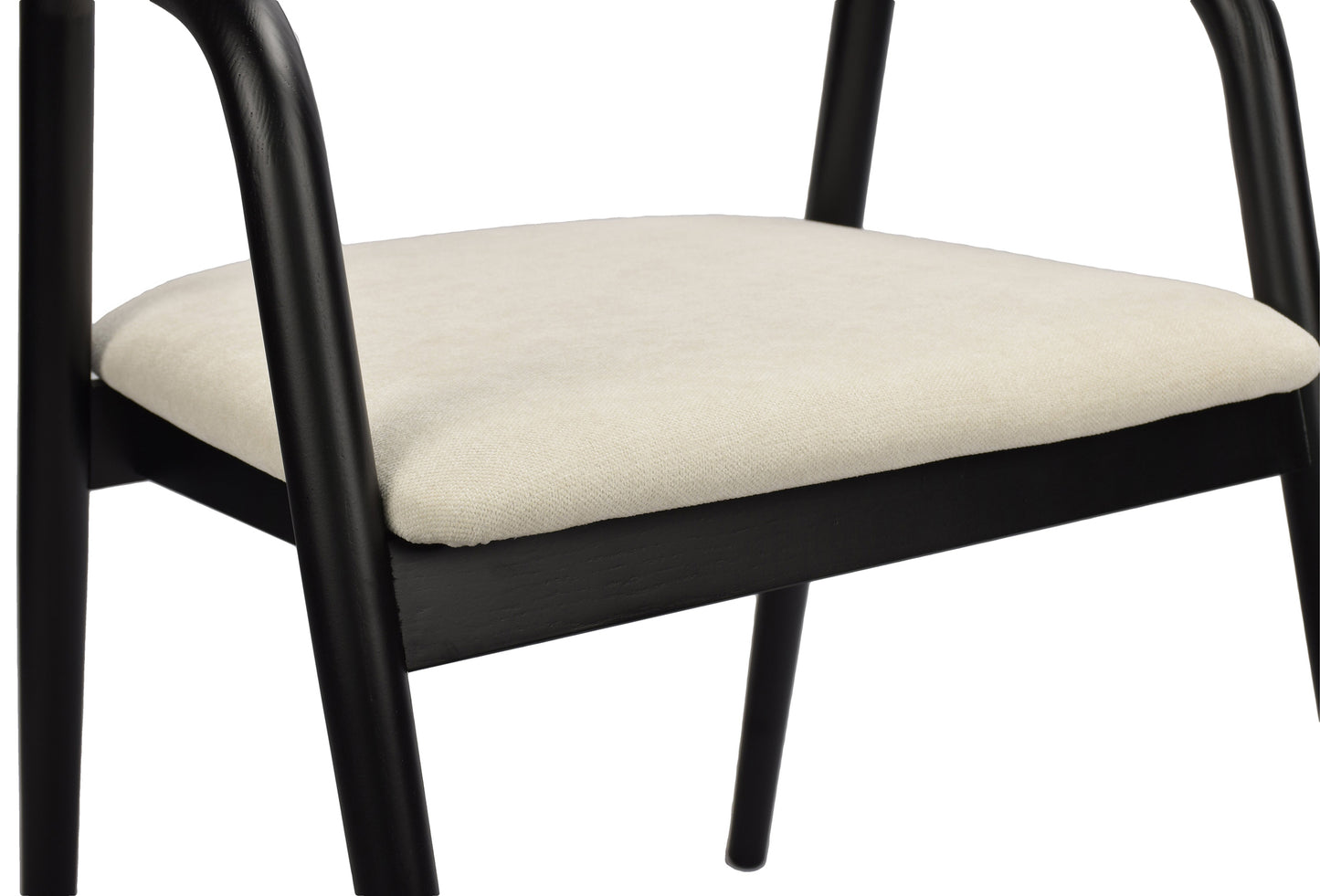 Krēsls Insi 73/56/56 cm melns/krēms - N1 Home