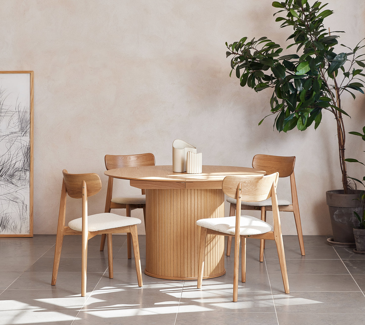 Galds Gativs 75/167/120 cm dabīgs ozols - N1 Home