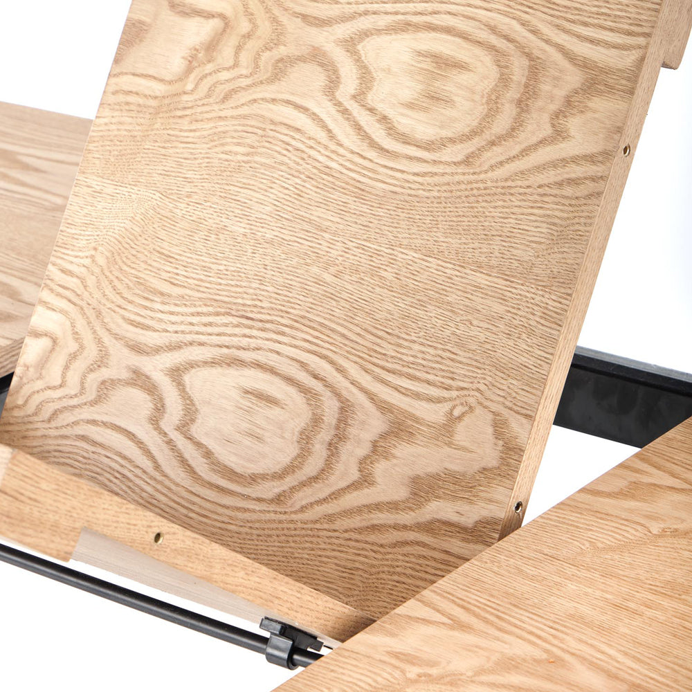 Galds Difints 75/160-200/90 cm dabīgs ozols - N1 Home